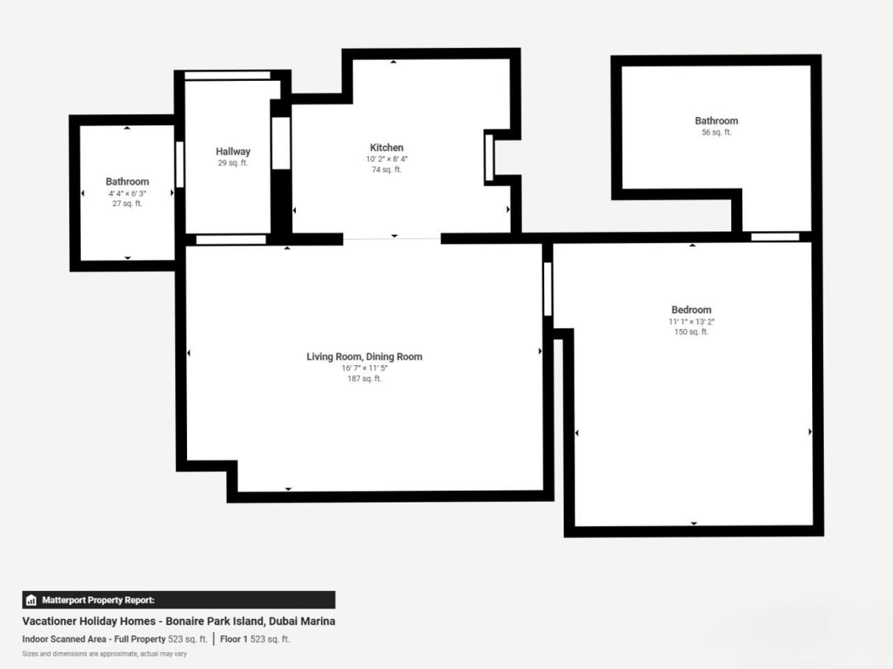 Bonaire Tower - Airy One Bedroom In Marina Apartment *