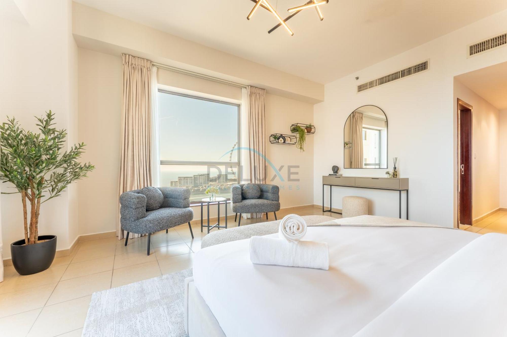 Close To Major Landmarks 3br And Assistant With Marina Views, Rimal 5, Jbr By Deluxe Homes Apartment