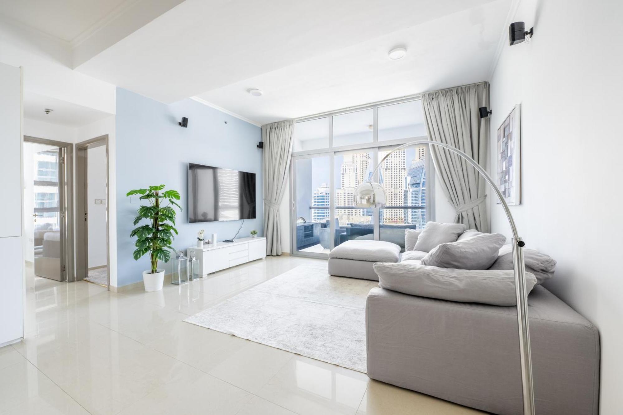 Marina View Haven - Luxurious 3-bedroom In Dec Towers Dubai