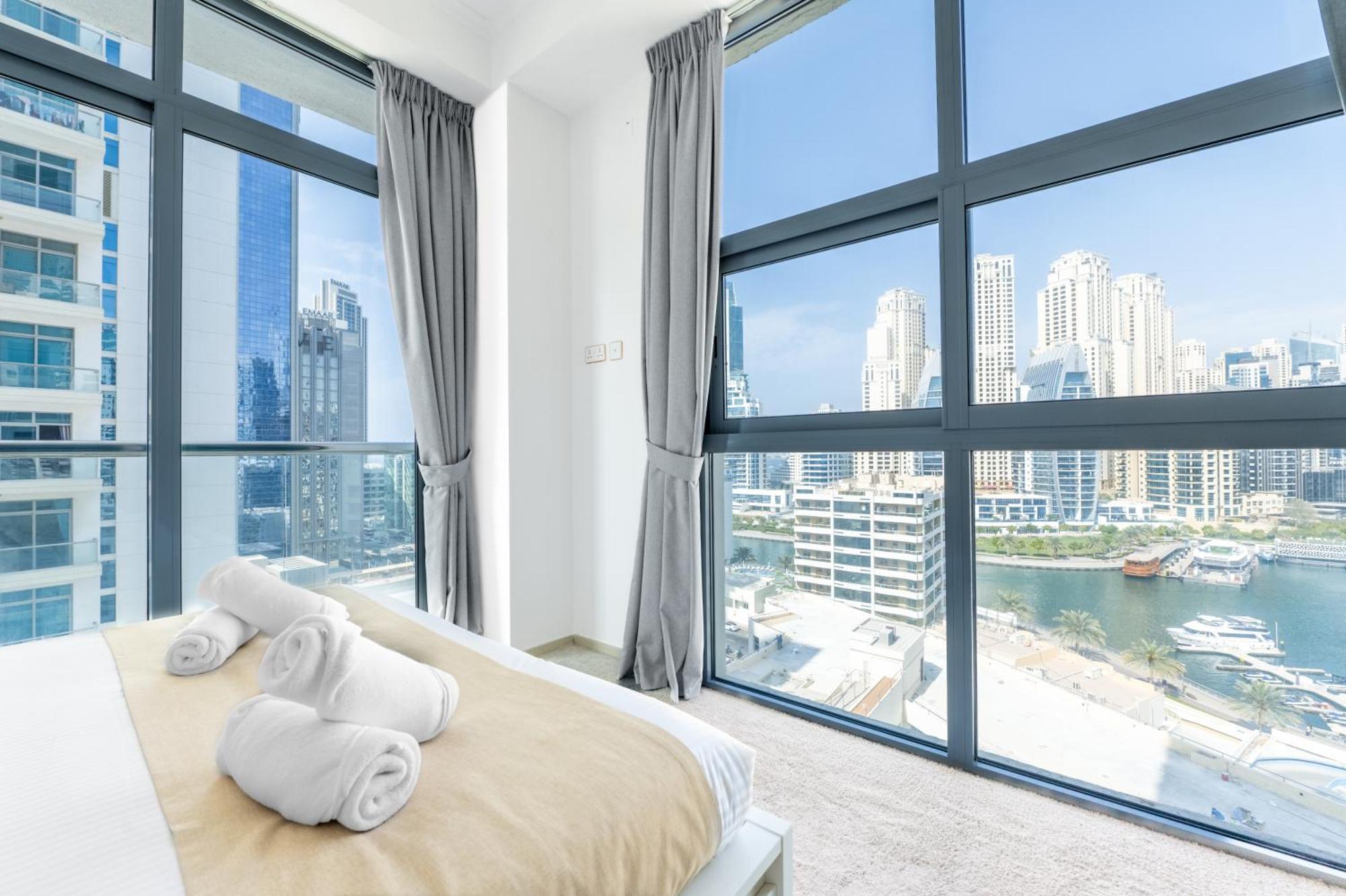 Marina View Haven - Luxurious 3-bedroom In Dec Towers Dubai
