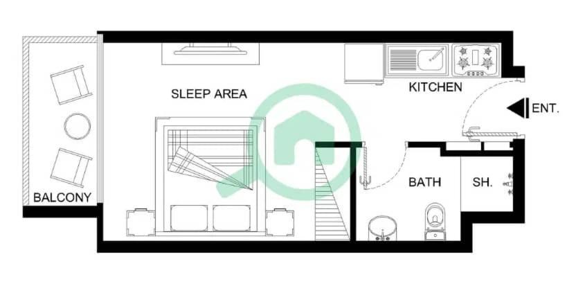 In Alexis Tower's Stunning And Sleeps 2 Apartment *