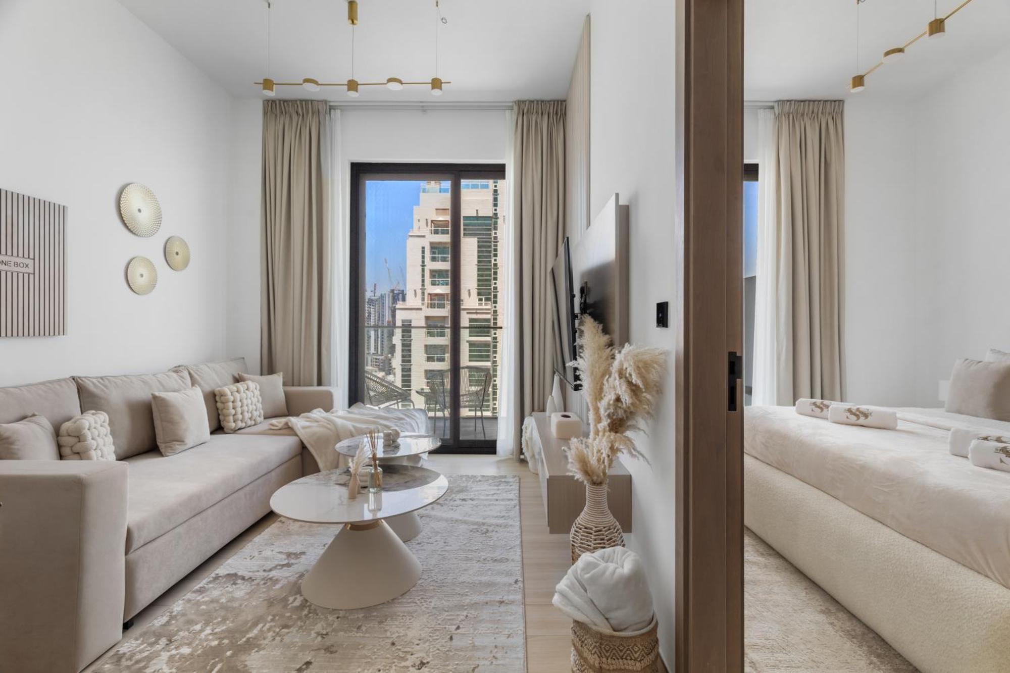 Modern 1br - Jvc - Wifi - Pool - Gym Apartment