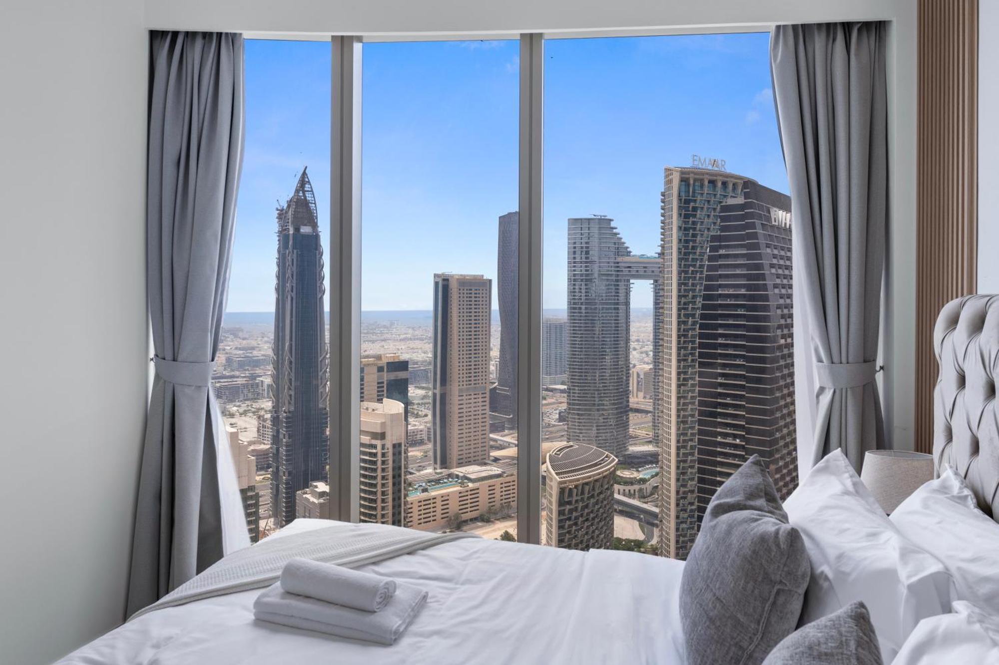 Grande Signature By Emaar - New Luxury 2br W Panoramic Burj Khalifa & Fountain Show Views *