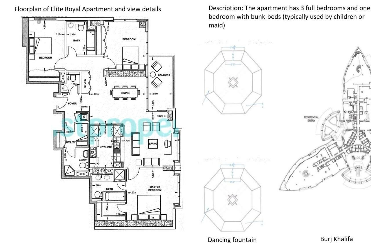 Elite Royal | Burj Residences Tower 5 | Gold * Dubai