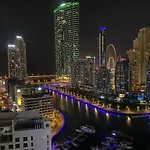 Studio Apartment With Stunning Marina And Dubai Eye View