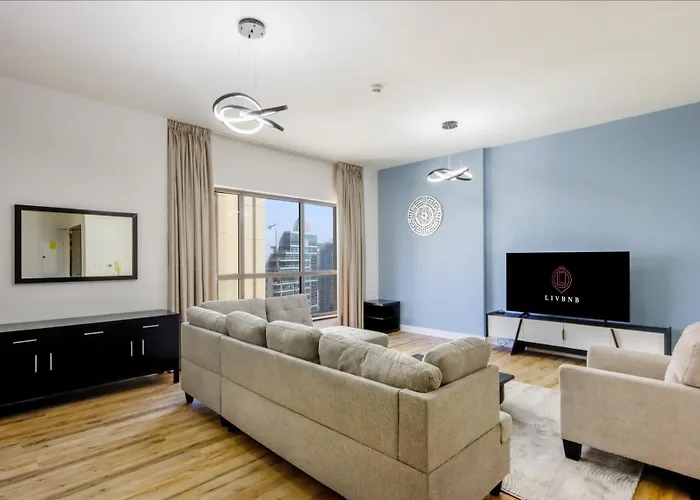 Livbnb - 3+1 In Jbr, Close To Beach W/ Ain View