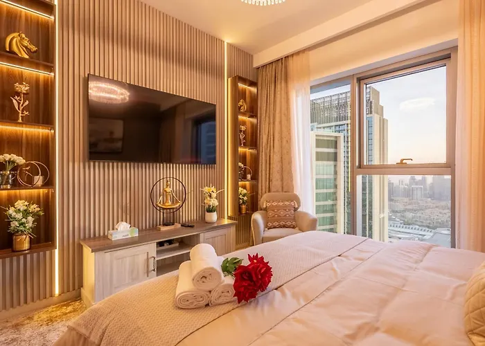 Super Luxury Elevated 2 Bedroom Full Burj Khalifa View