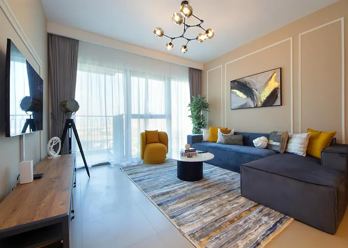 Rh -Skyline Serenity, High-Floor Oasis In Downtown, 8 Mins Walk To Burj Khalifa