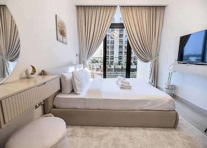 Elite Lux Holiday Homes - Upscale Studio In Azizi Riviera Prime Location Dubai