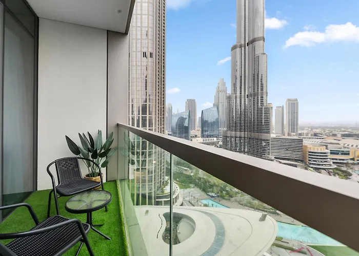 Grande Signature By Emaar - New Luxury 2Br W Panoramic Burj Khalifa & Fountain Show Views