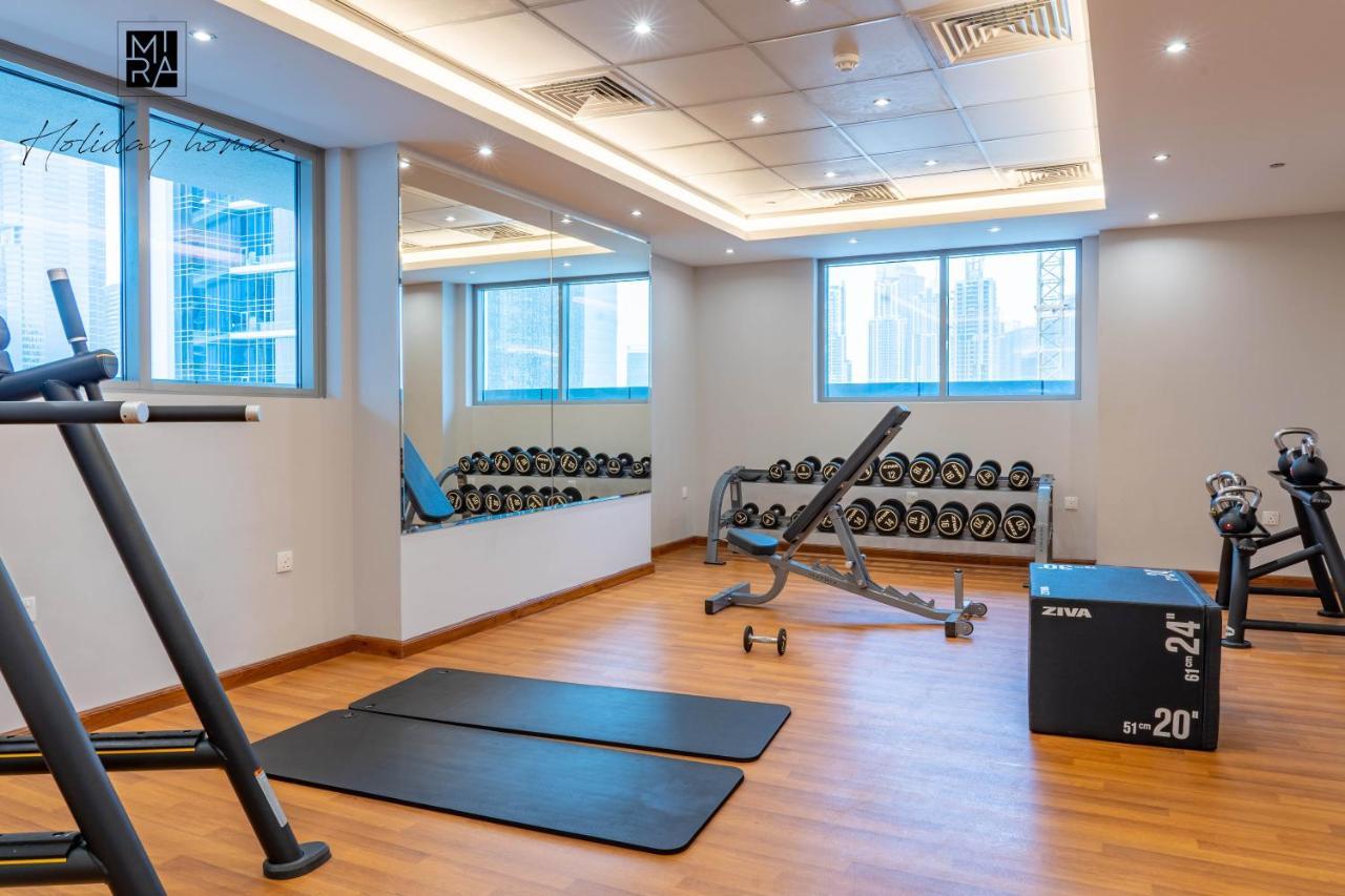 Mira Holiday Homes - Studio With Burj Khalifa View - Elite Business Bay Daire Dubai