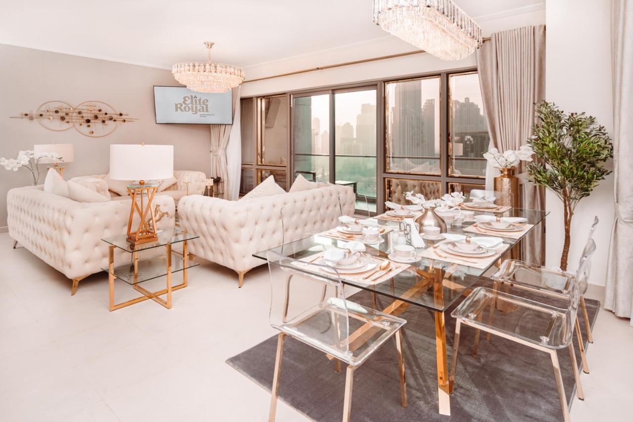 Elite Royal - Panoramic Full Burj Khalifa, Fountain & Skyline View - Imperial - 2 Bedrooms & 1 Open Bedroom Without Partition Daire