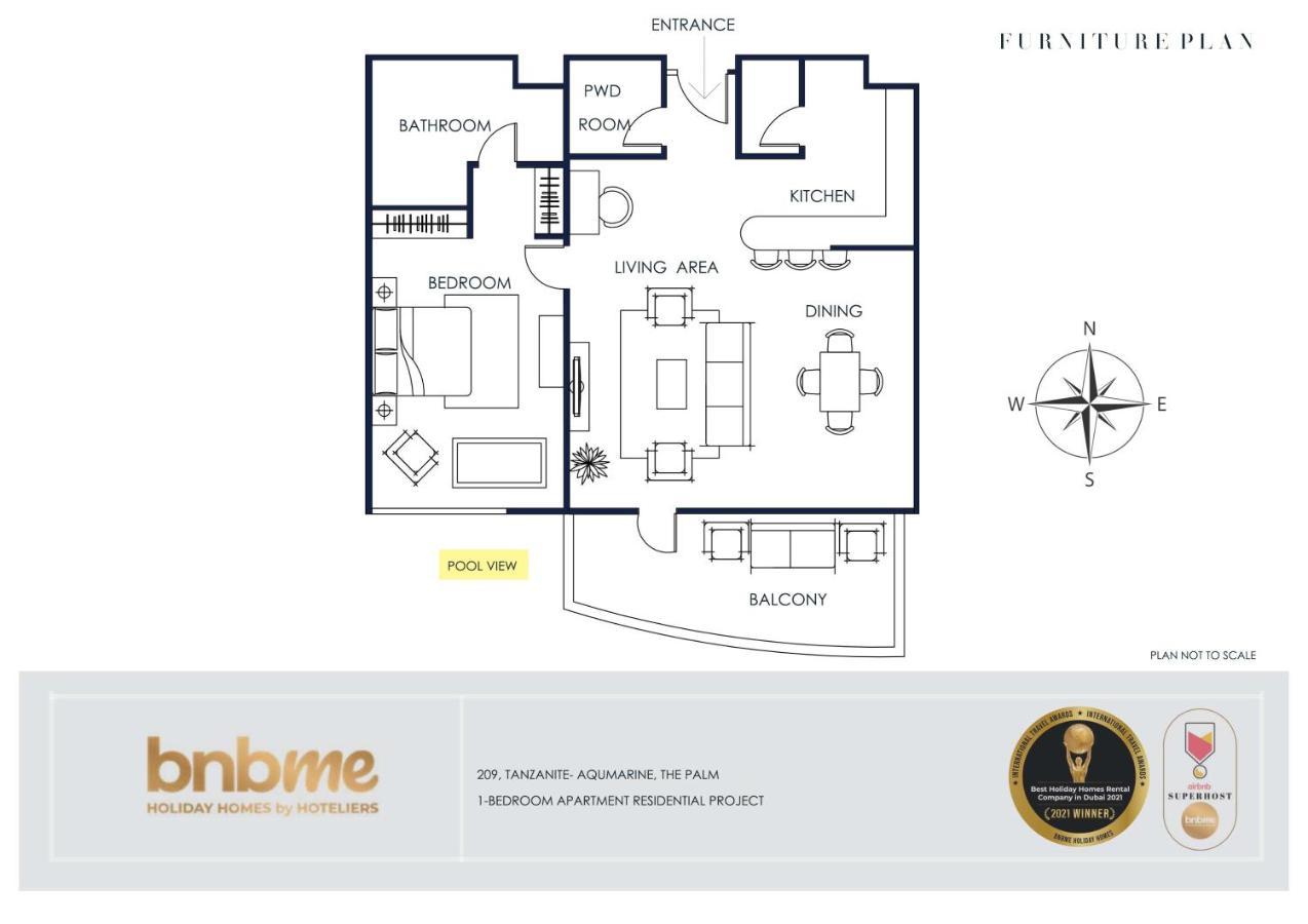 Apartment Bnbmehomes - Private Beach, Infinity Pool, Club At Andaaz -402 Dubai