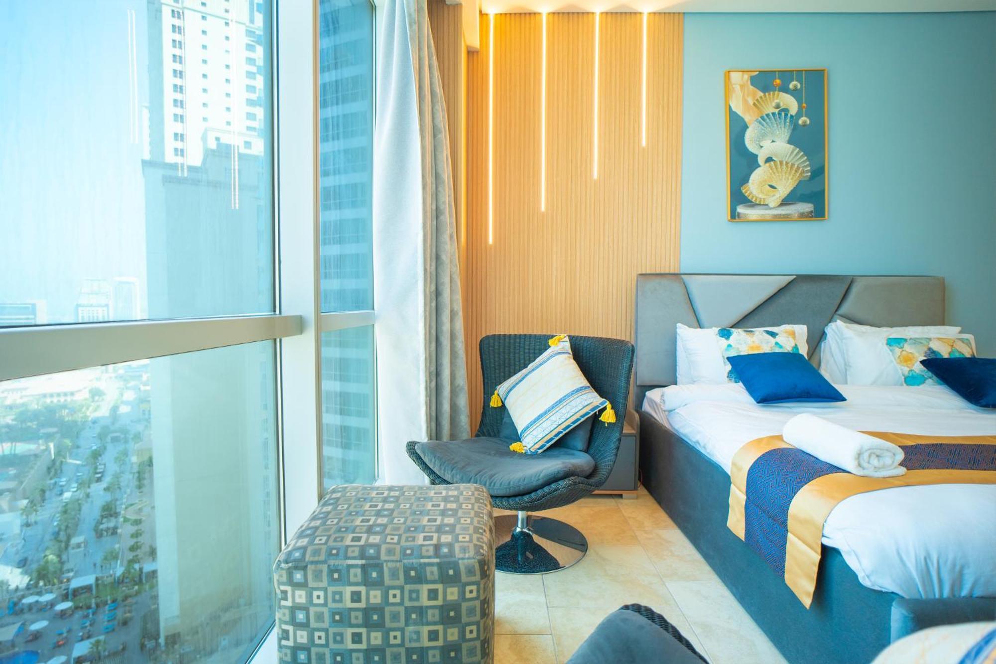 Jbr - Al Fattan Marine 5 Star Residences, Panoramic Sea View By Gardenia Daire Dubai