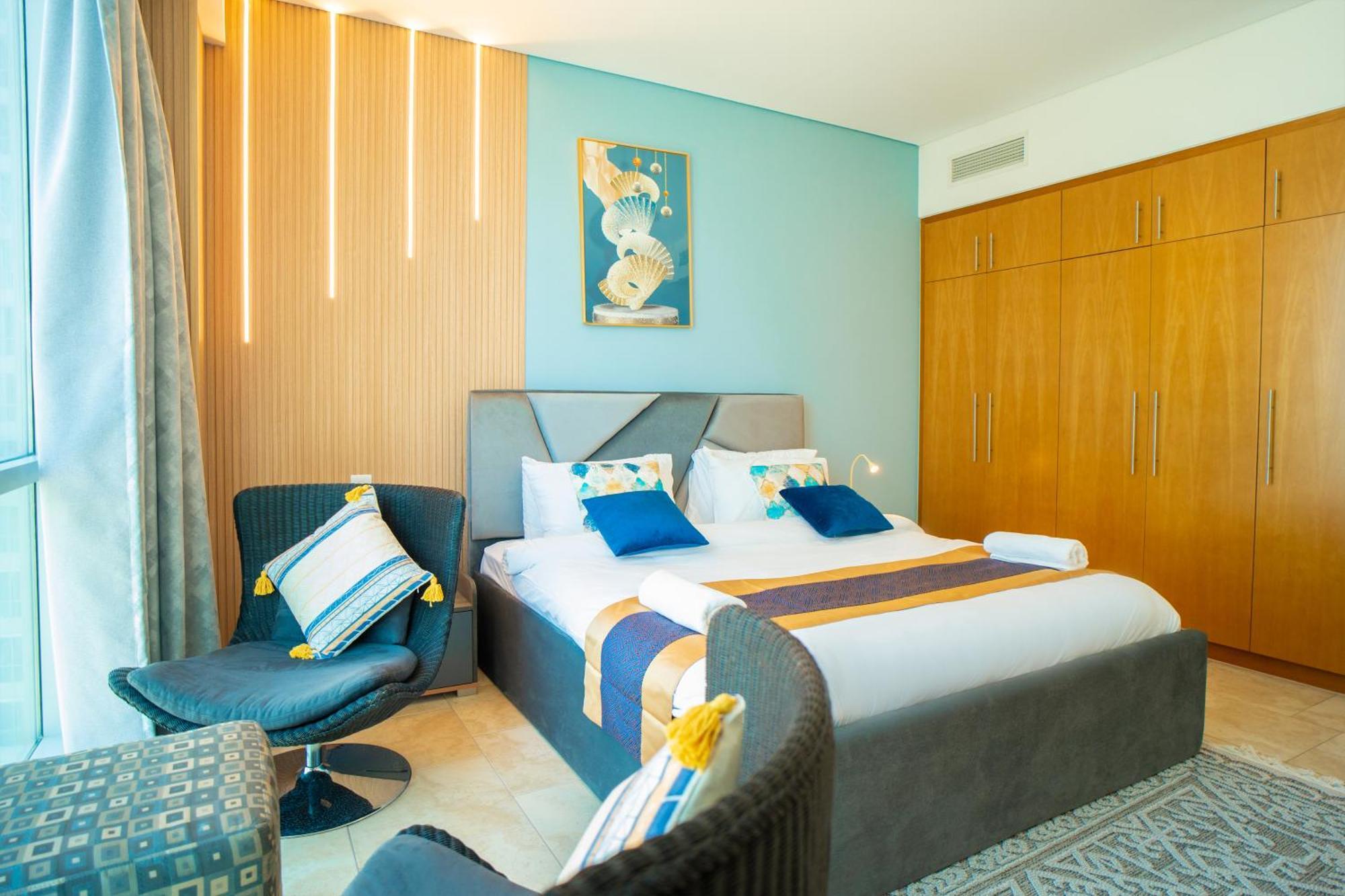 Daire Jbr - Al Fattan Marine 5 Star Residences, Panoramic Sea View By Gardenia