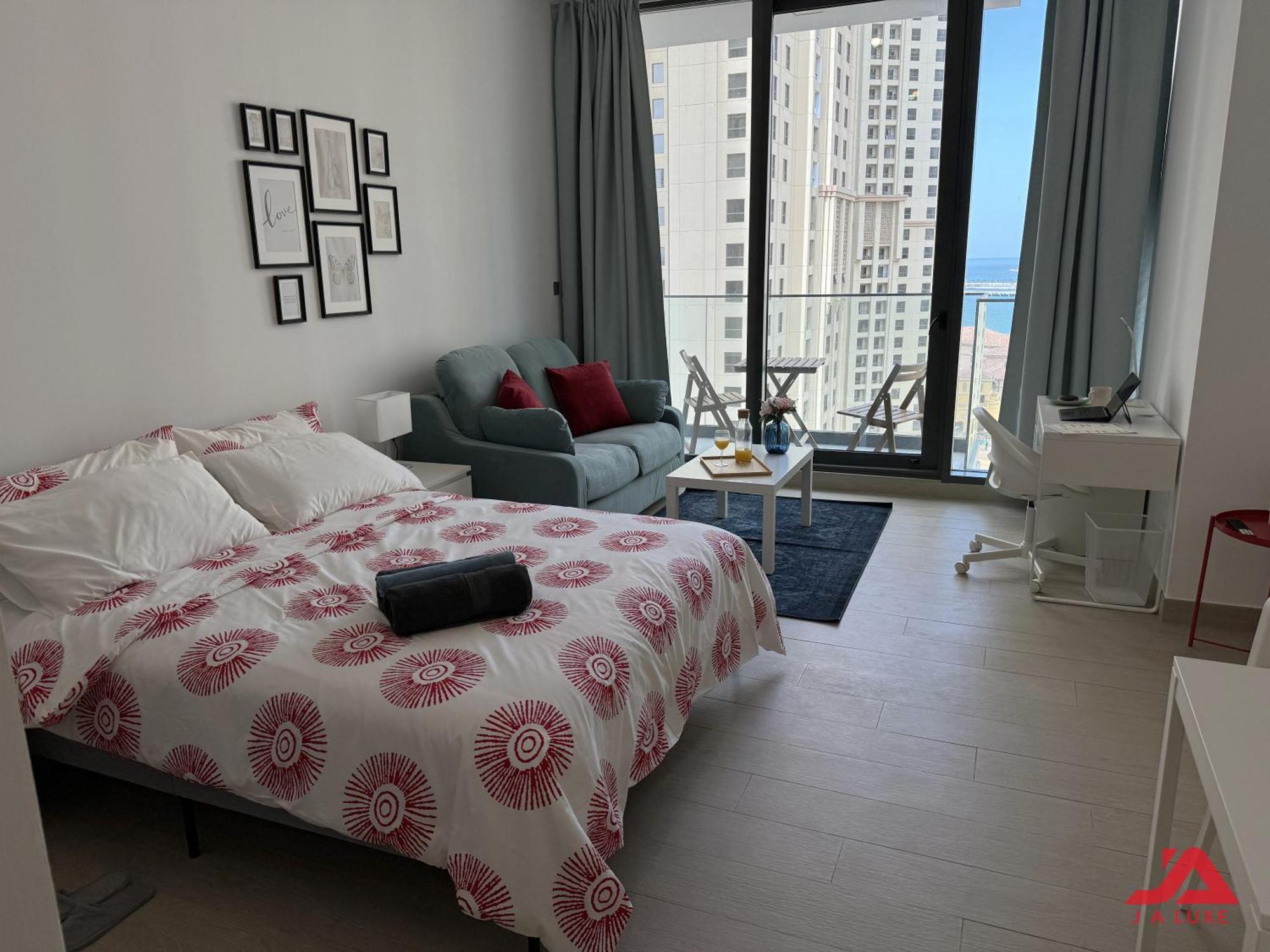 Daire Cozy Sea View Apt In Liv Tower, Marina Cozy Marina & Sea View Apt In Bay Central Tower With Modern Gym & Pool, Steps To Jbr Beach & Metro *
