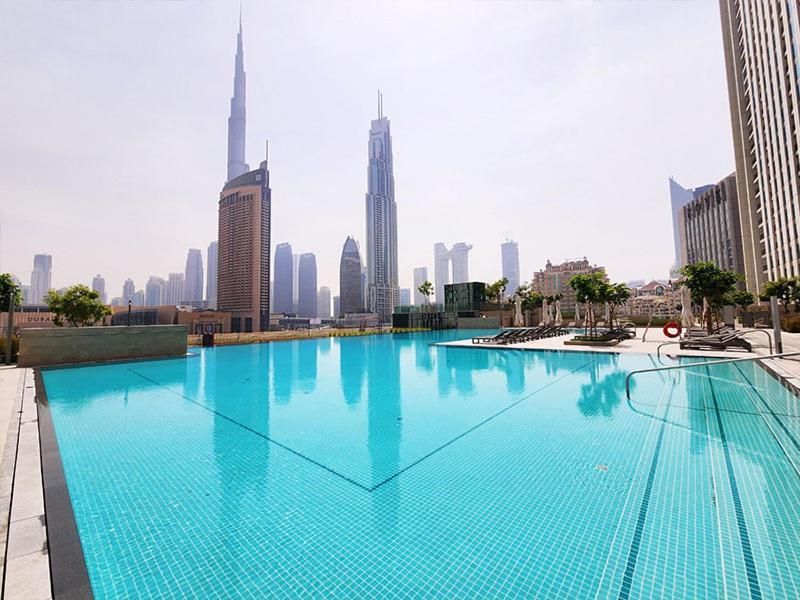 Rh -skyline Serenity, High-floor Oasis In Downtown, 8 Mins Walk To Burj Khalifa *