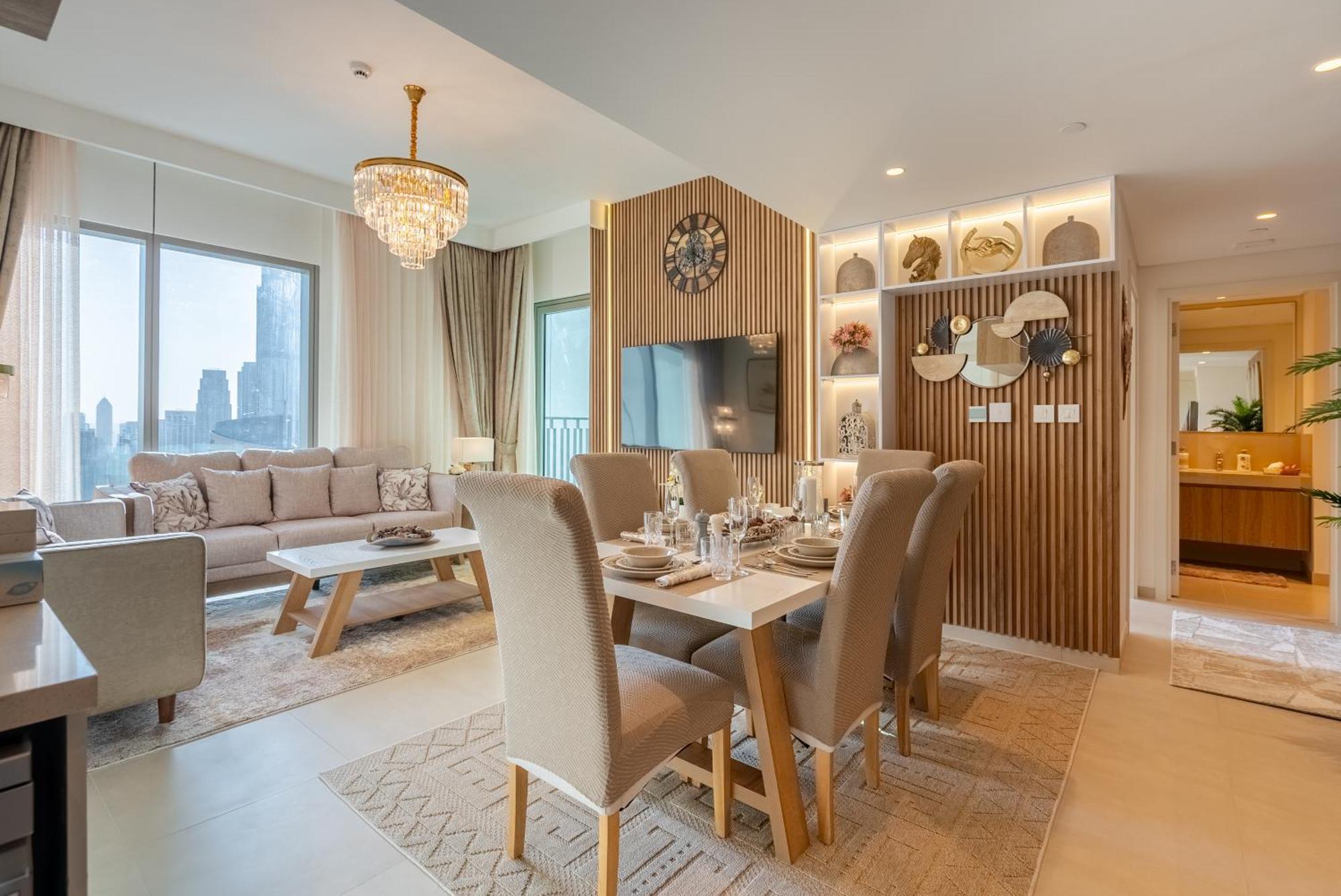 Apartment Super Luxury Elevated 2 Bedroom Full Burj Khalifa View *