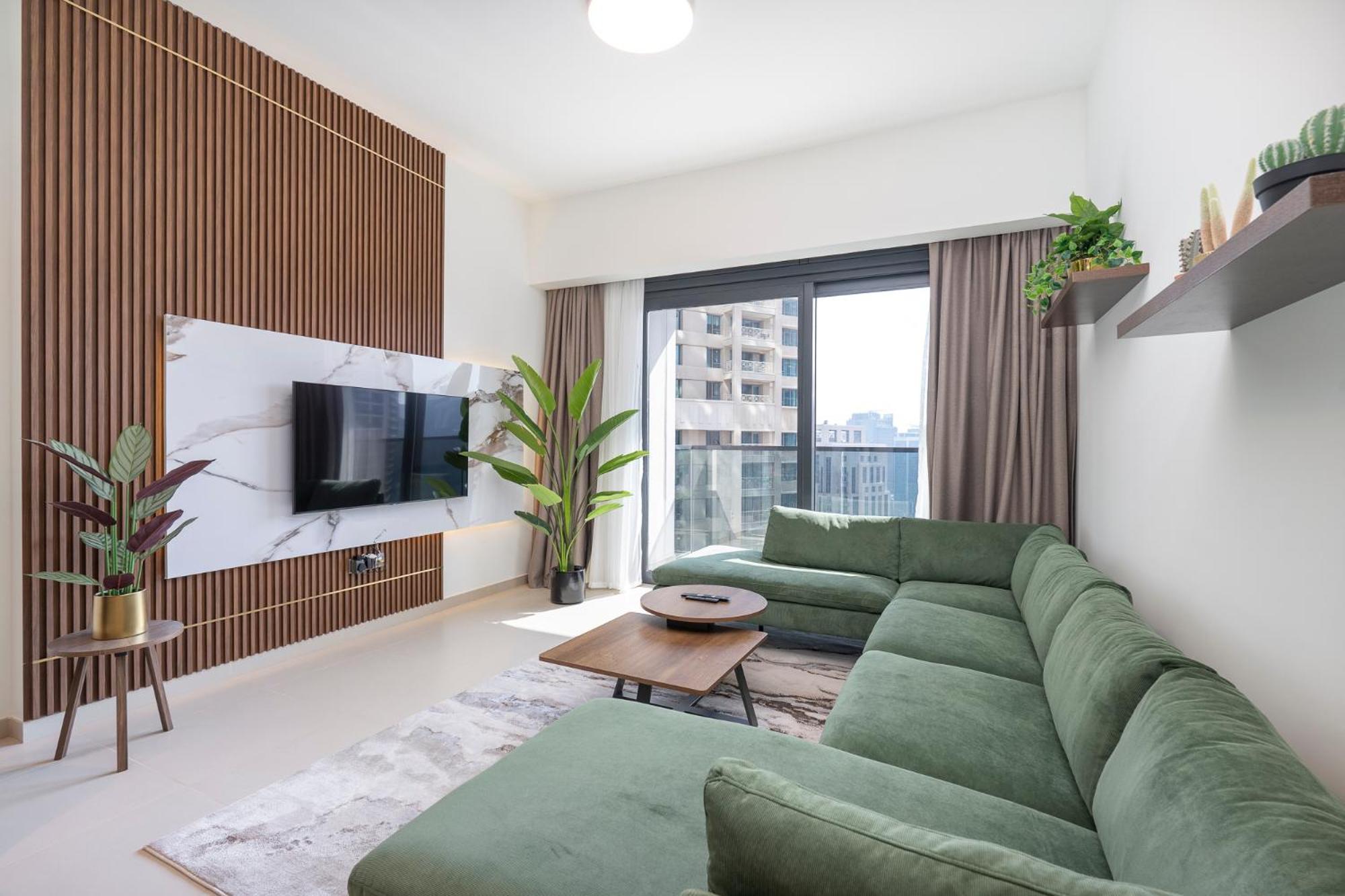 Apartment Chic Luxe 2br I High Floor L By Burj Khalifa & Mall I Pool L Gym