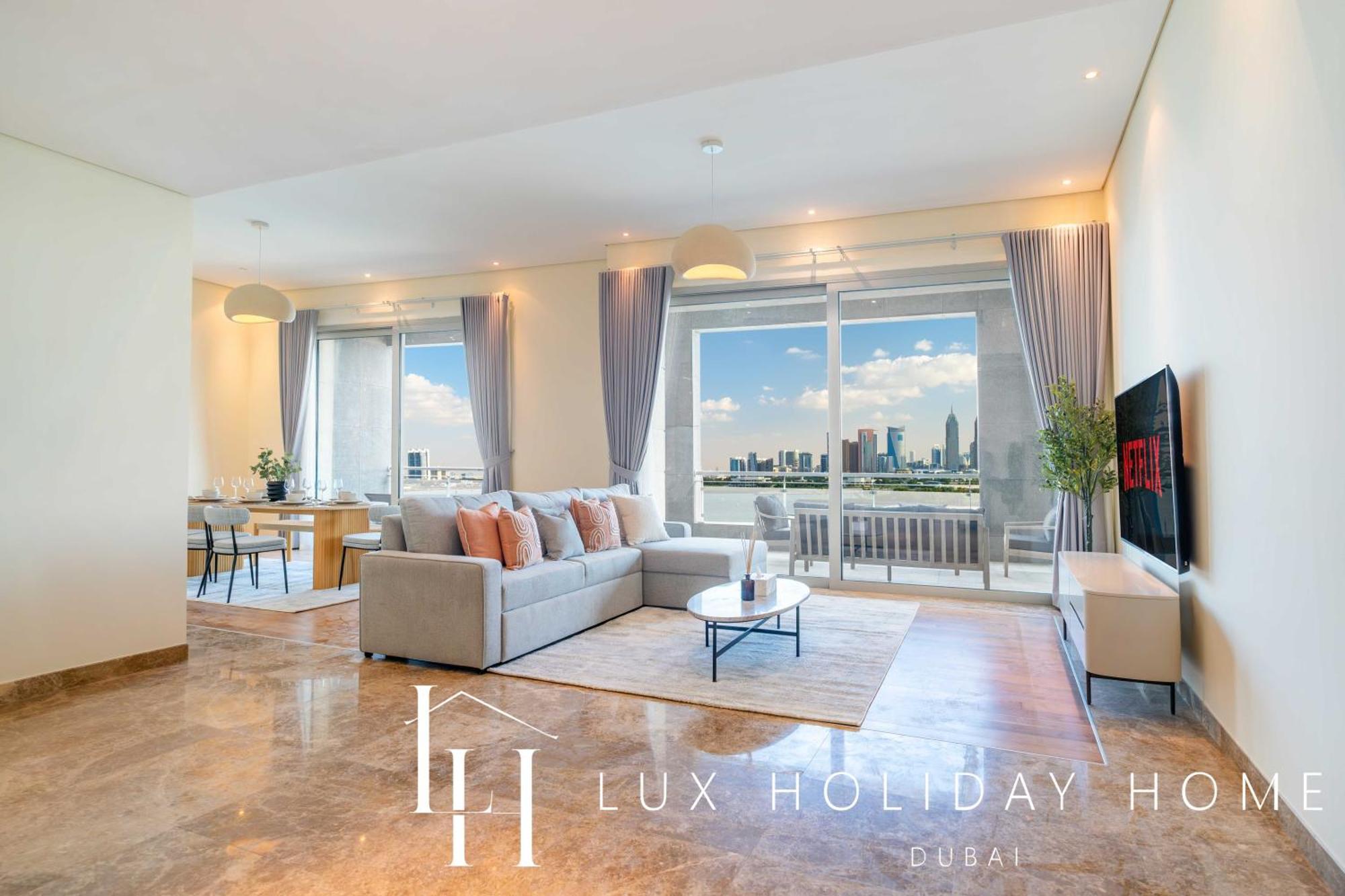 Apartment Lux The Palm Burj View