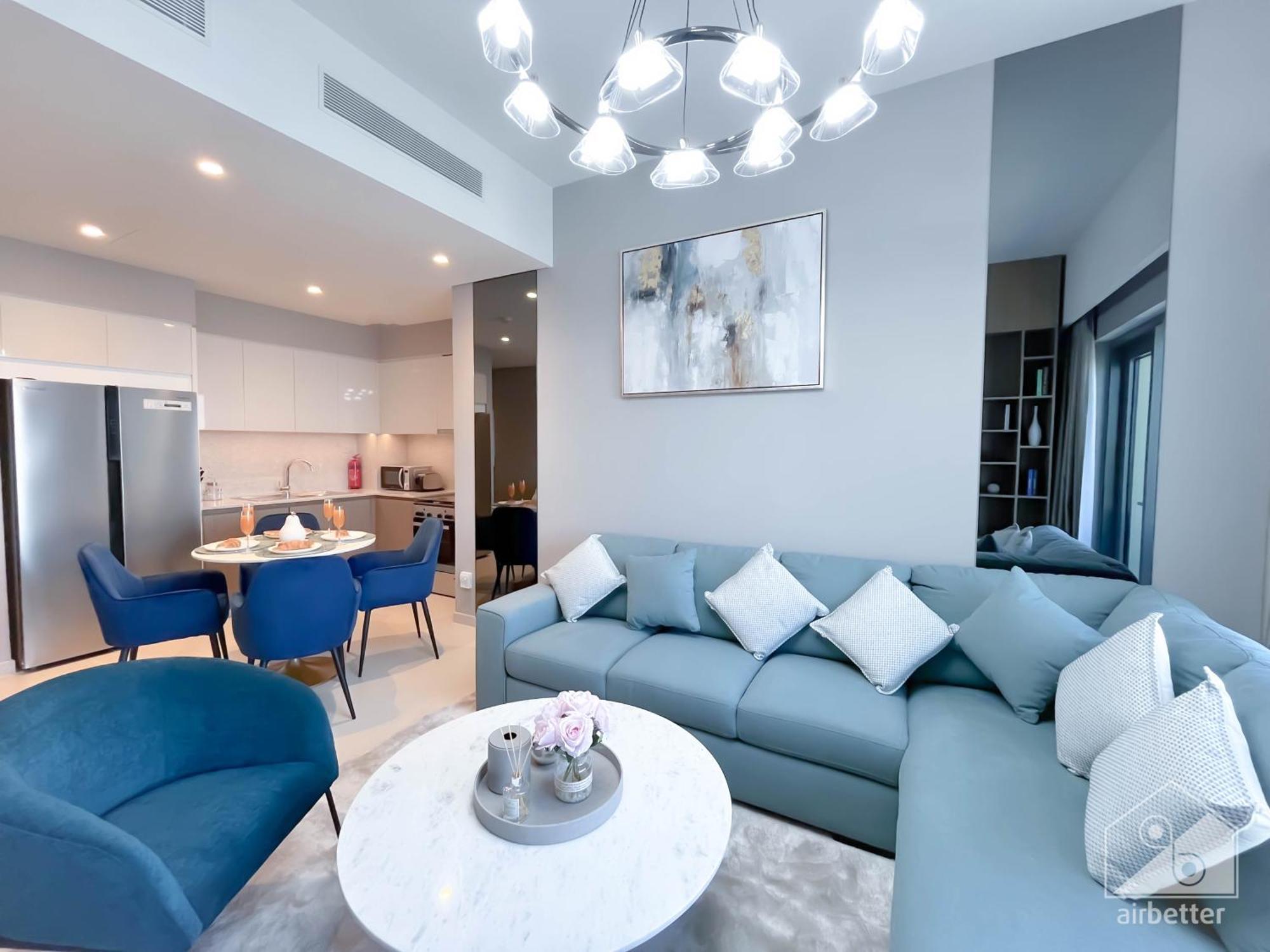 Luxury Burj Royale Apt Balcony & Breathtaking View