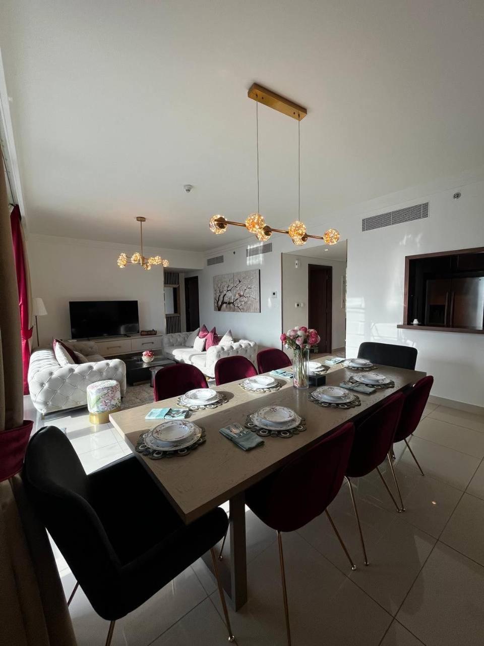 Daire Burj Khalifa View, 3 Bedroom In Boulevard Point, Connected To Mall