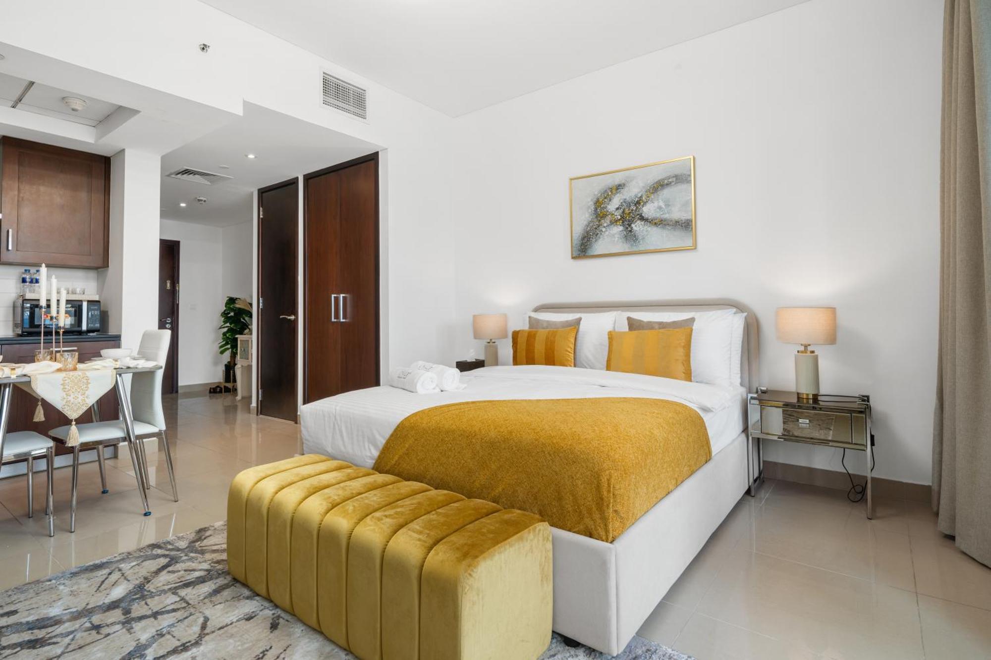 Luxury Studio, 29 Boulevard With Burj Khalifa Downtown - Homes *