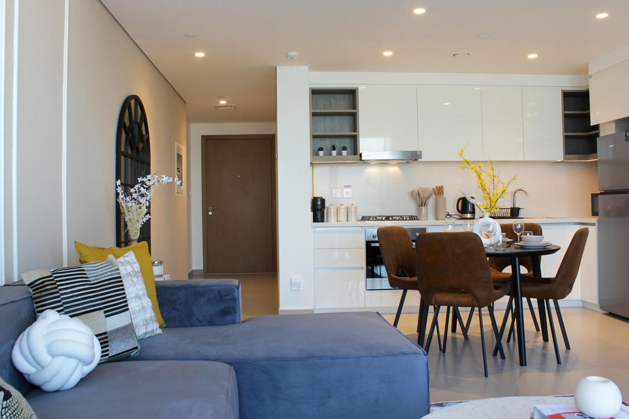 Apartment Rh -skyline Serenity, High-floor Oasis In Downtown, 8 Mins Walk To Burj Khalifa *