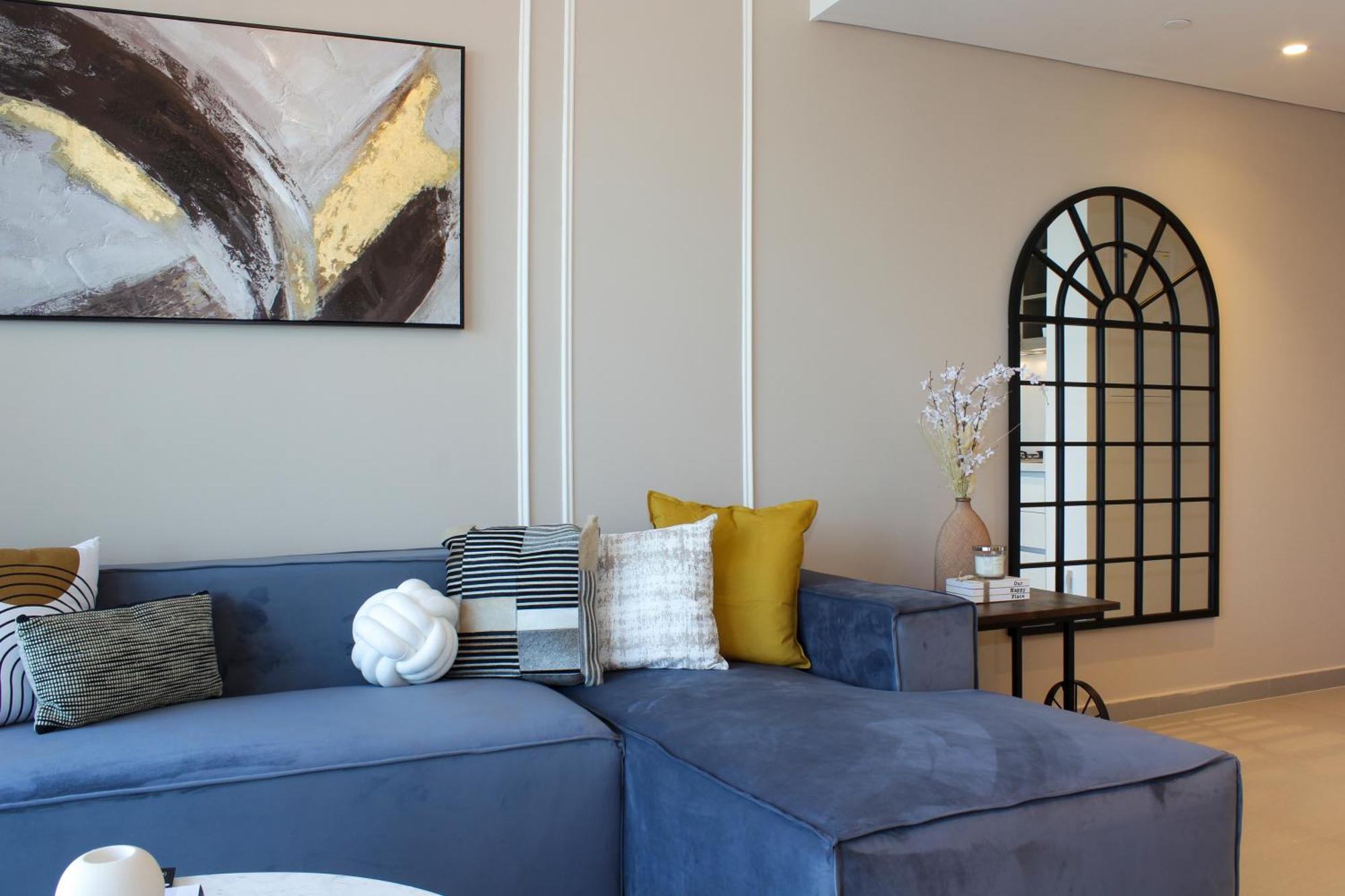 Apartment Rh -skyline Serenity, High-floor Oasis In Downtown, 8 Mins Walk To Burj Khalifa Dubai