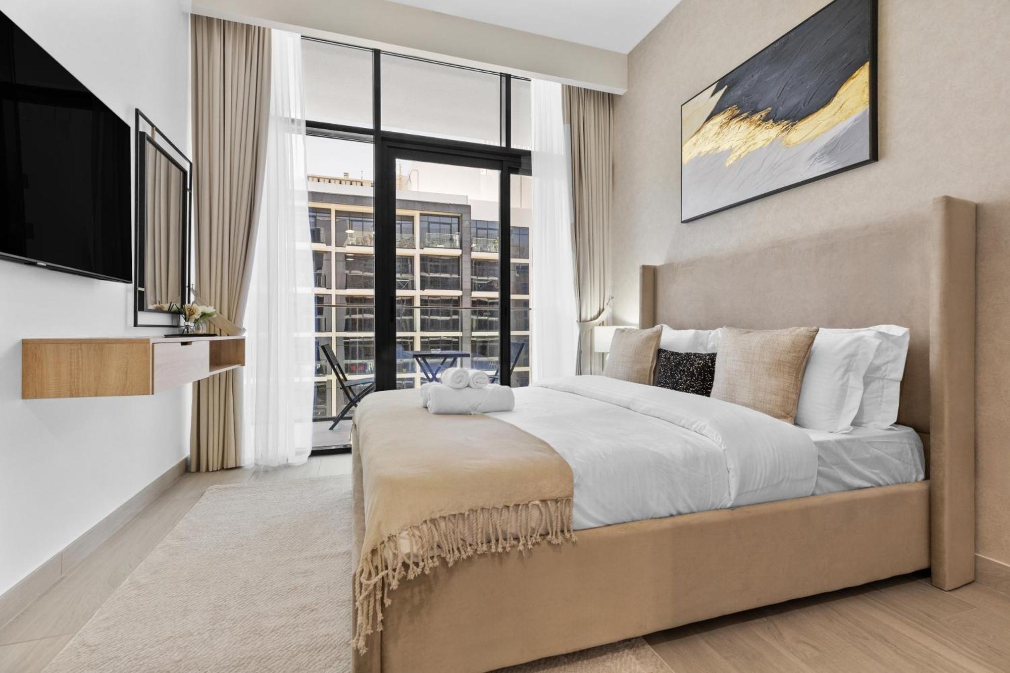 Apartment Waves - Azizi Riviera Building 25 Cozy With Balcony Dubai
