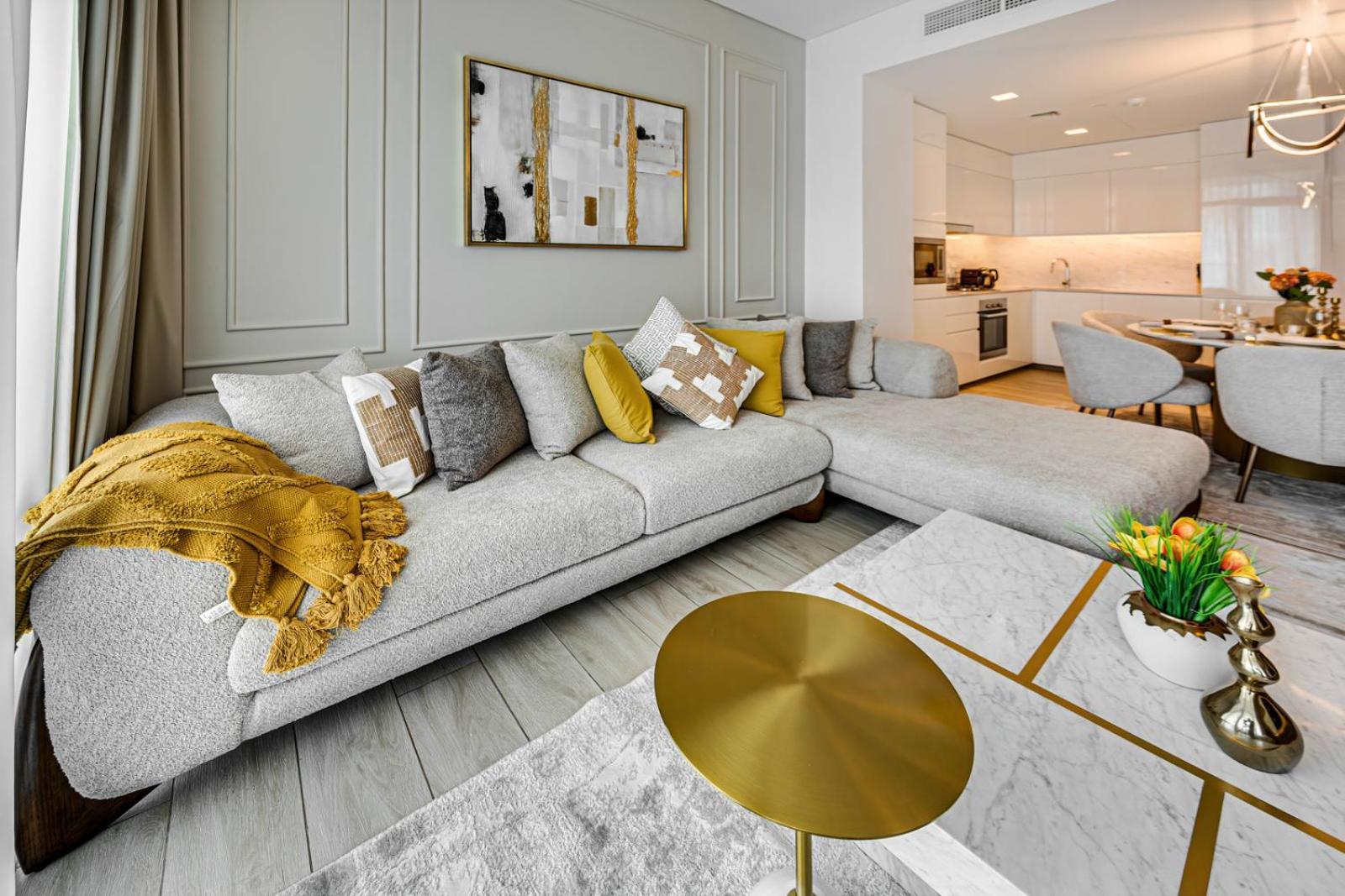 Apartment Stylish 2br In Creek Harbour Dubai