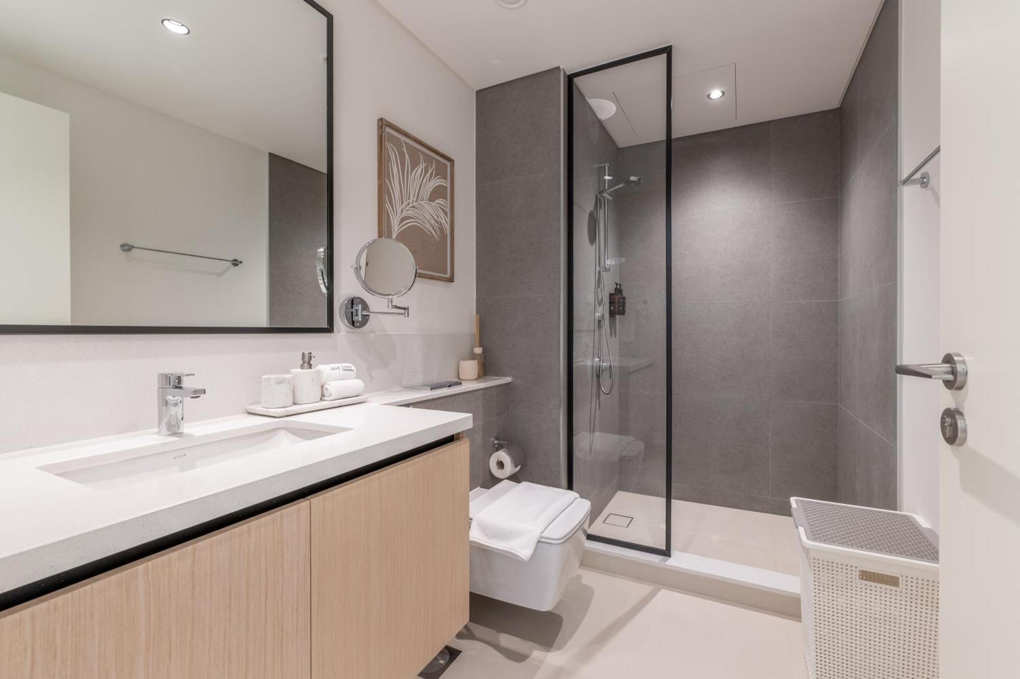 Daire Stylish 3br Maid's In Burj Crown With Burj Khalifa View Dubai