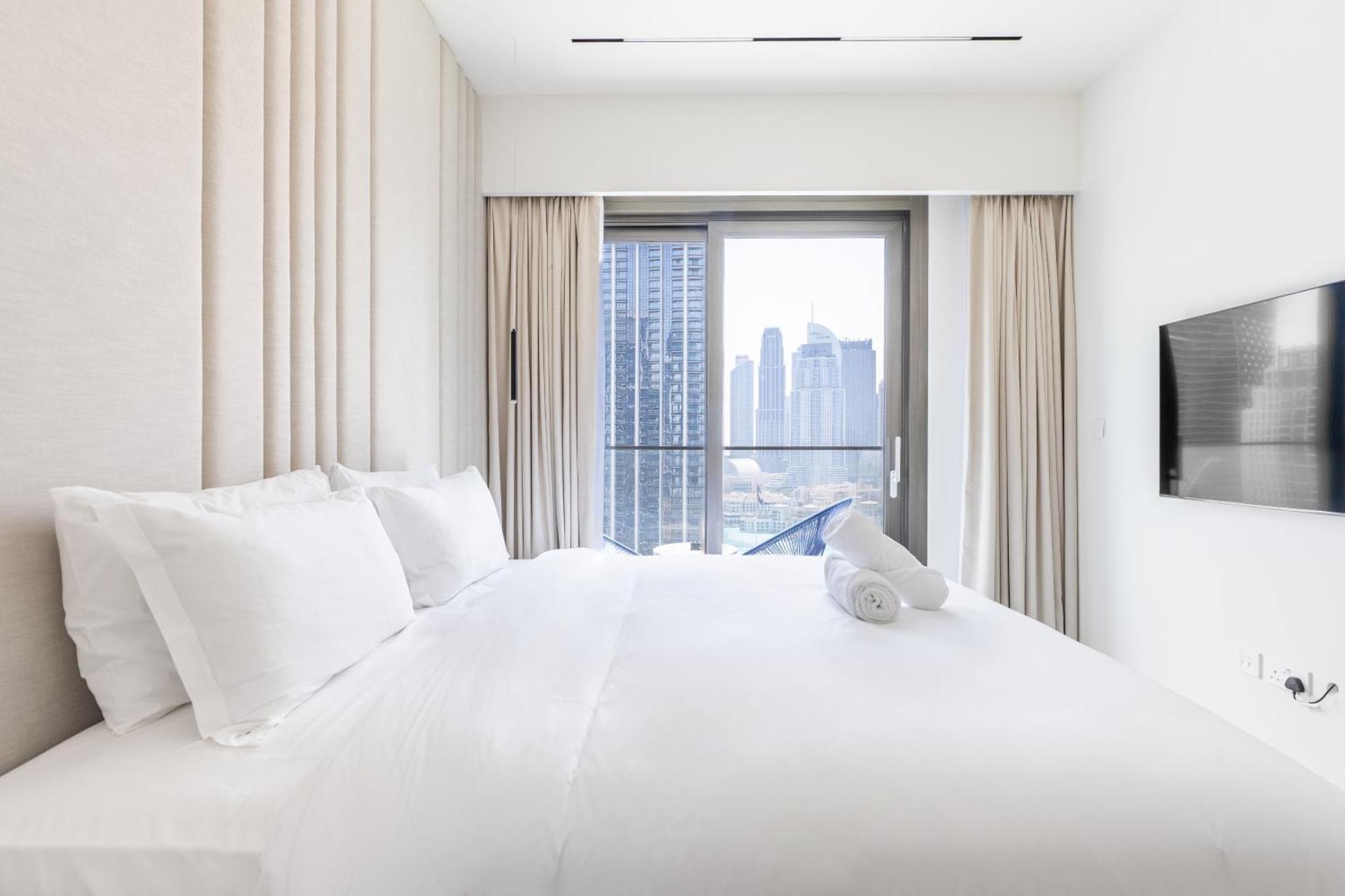 Stylish 3br Maid's In Burj Crown With Burj Khalifa View Daire Dubai