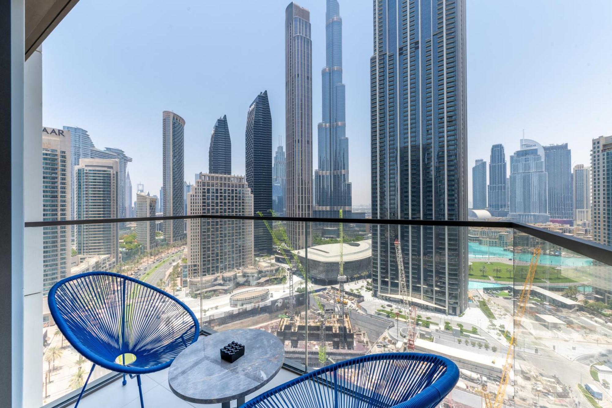 Stylish 3br Maid's In Burj Crown With Burj Khalifa View Daire Dubai