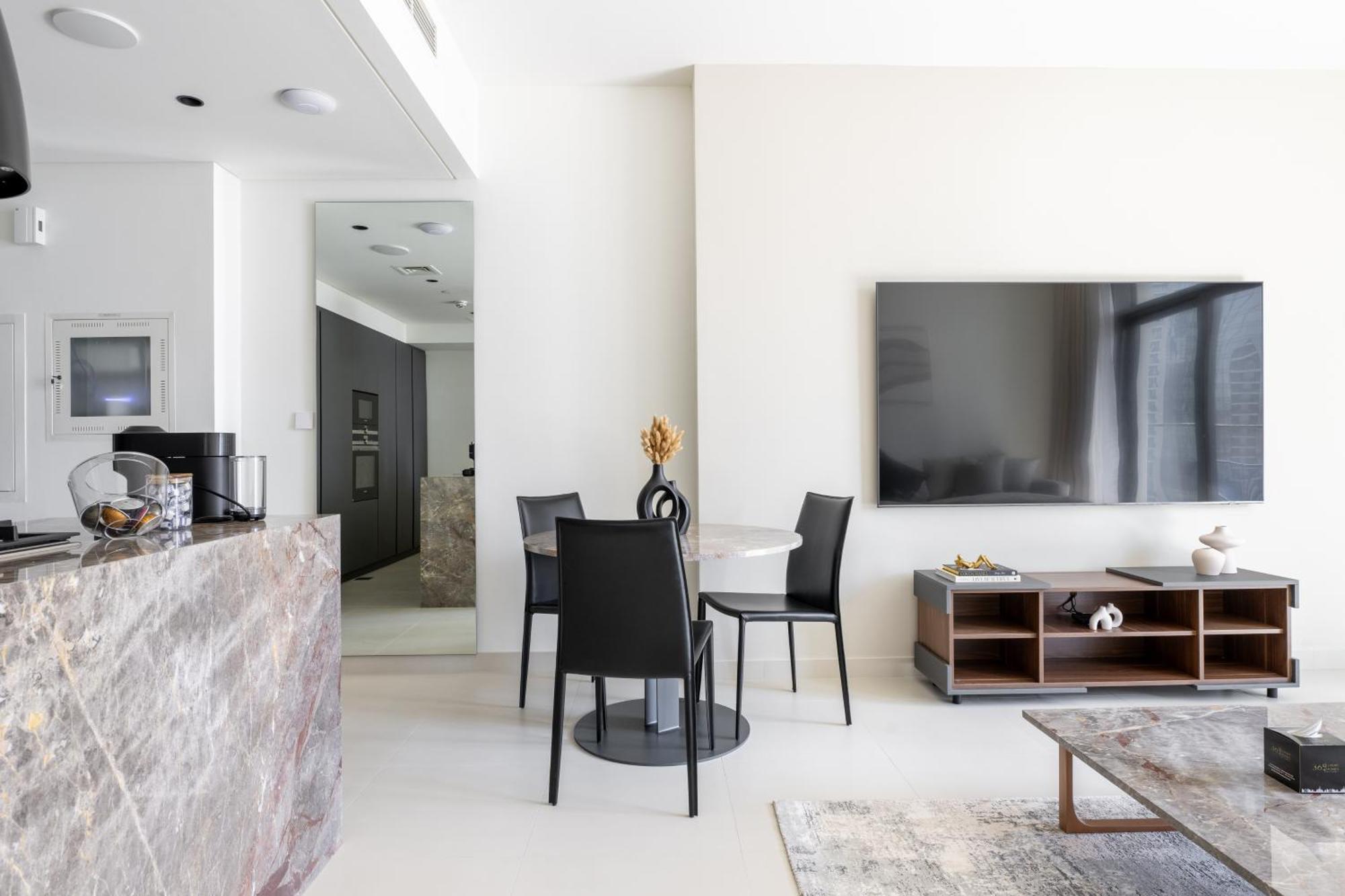 Daire Stylish 3br Maid's In Burj Crown With Burj Khalifa View