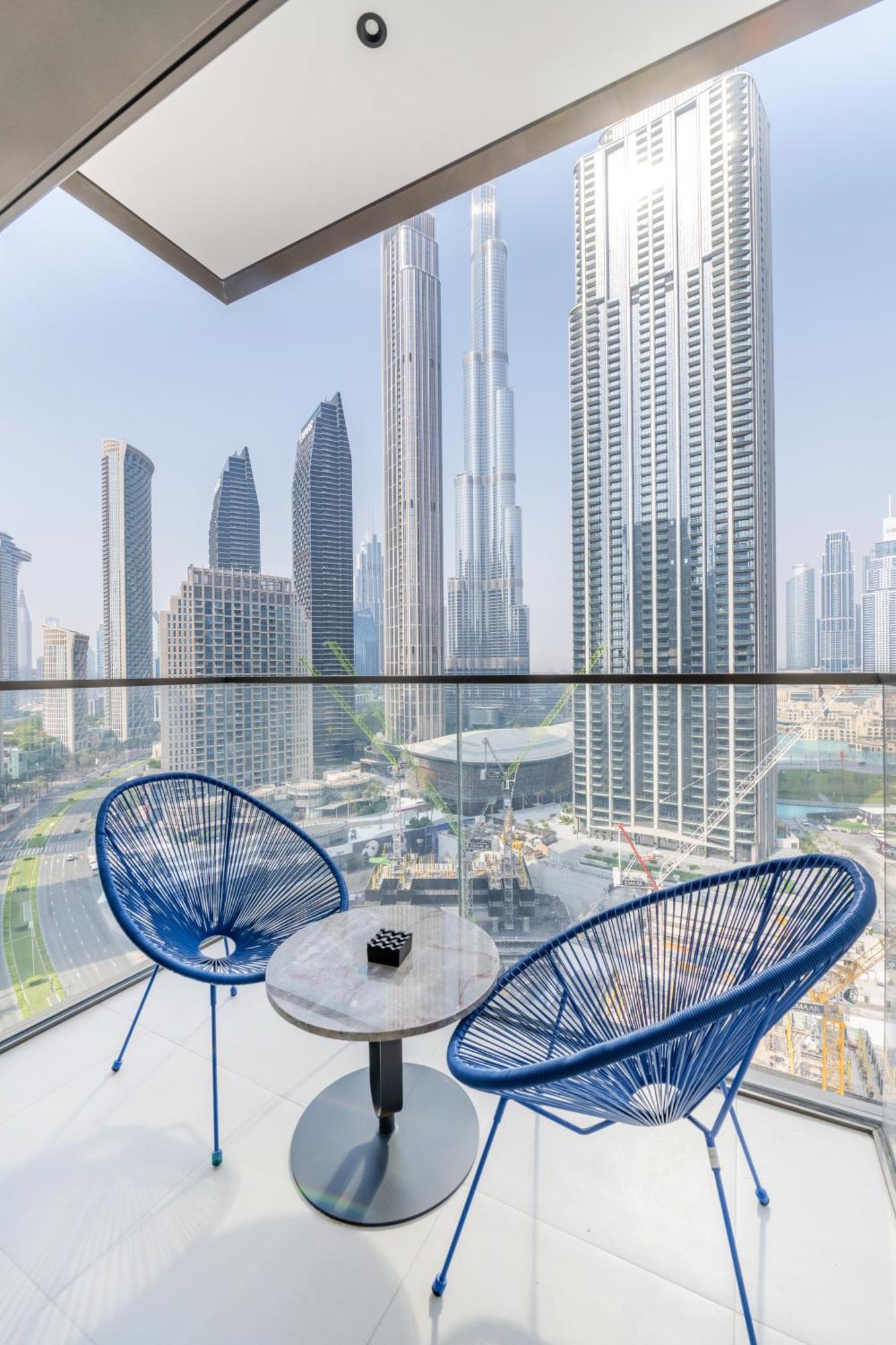 Stylish 3br Maid's In Burj Crown With Burj Khalifa View Daire