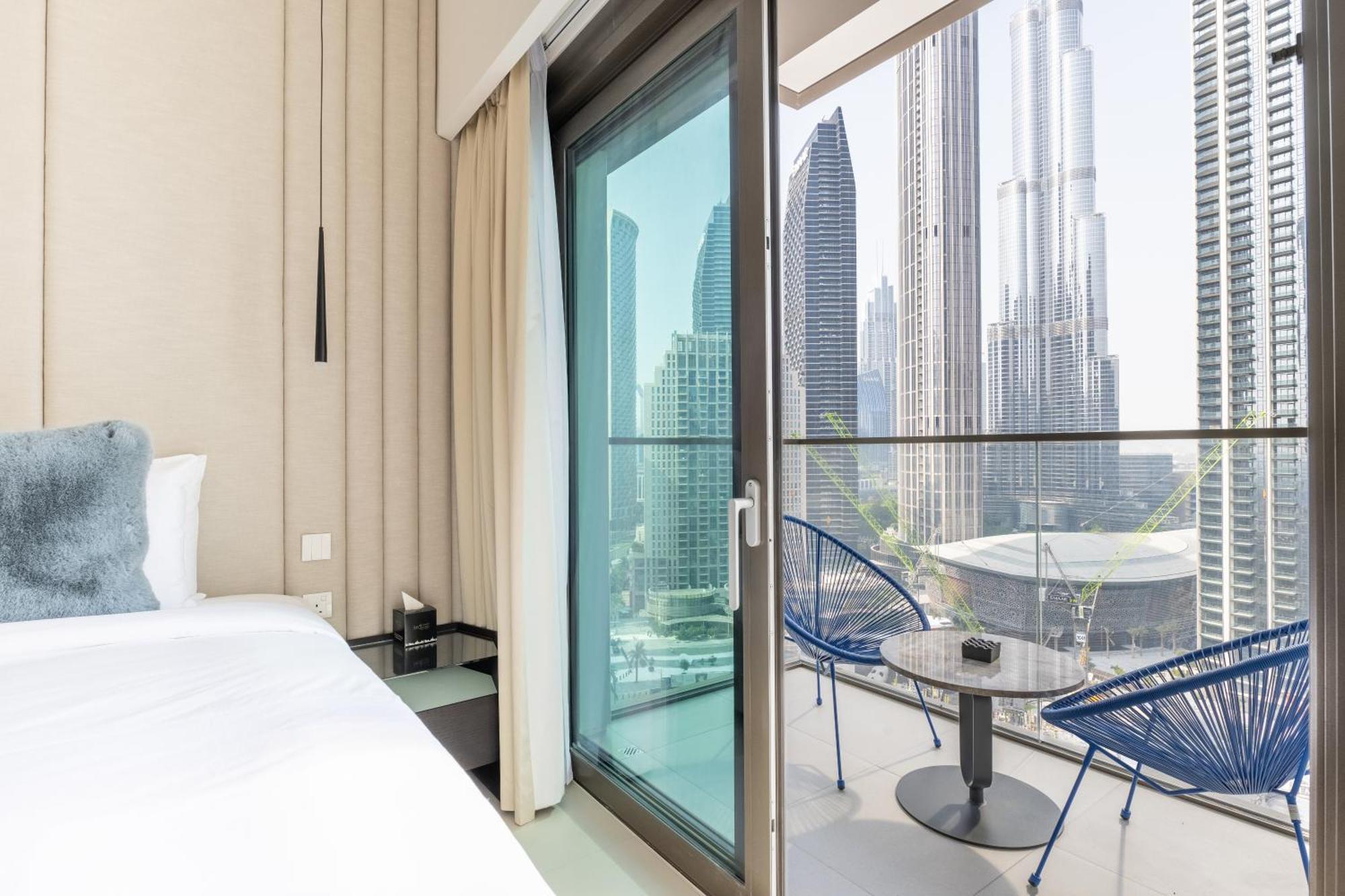 Daire Stylish 3br Maid's In Burj Crown With Burj Khalifa View