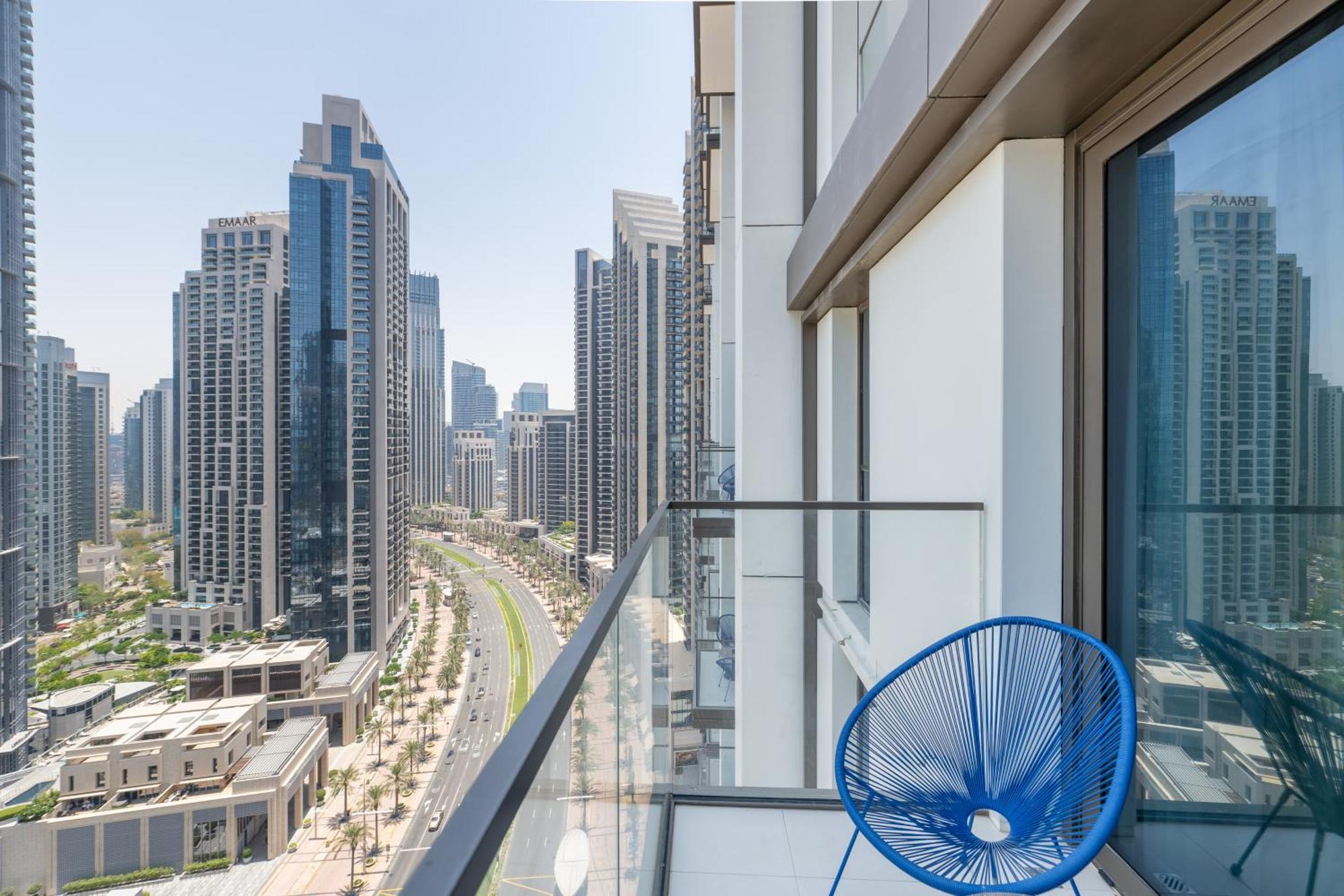 Stylish 3br Maid's In Burj Crown With Burj Khalifa View Daire