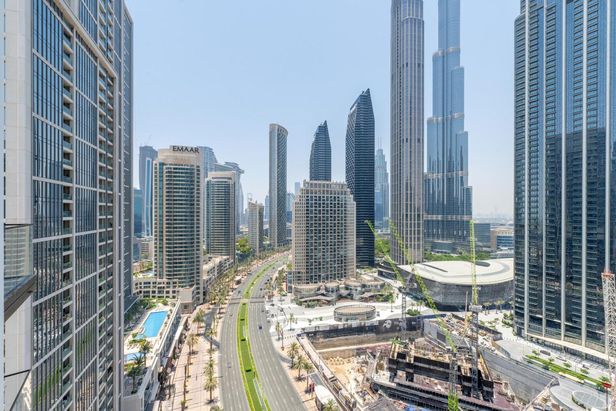 Stylish 3br Maid's In Burj Crown With Burj Khalifa View Daire