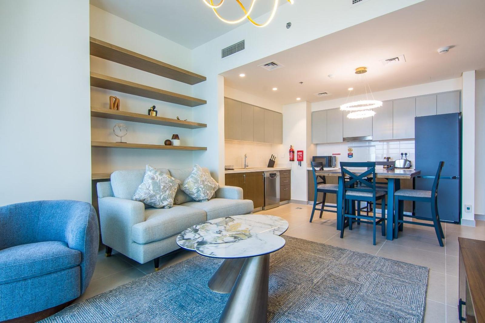 Daire Forte, Downtown- Elegant 1-br Dubai