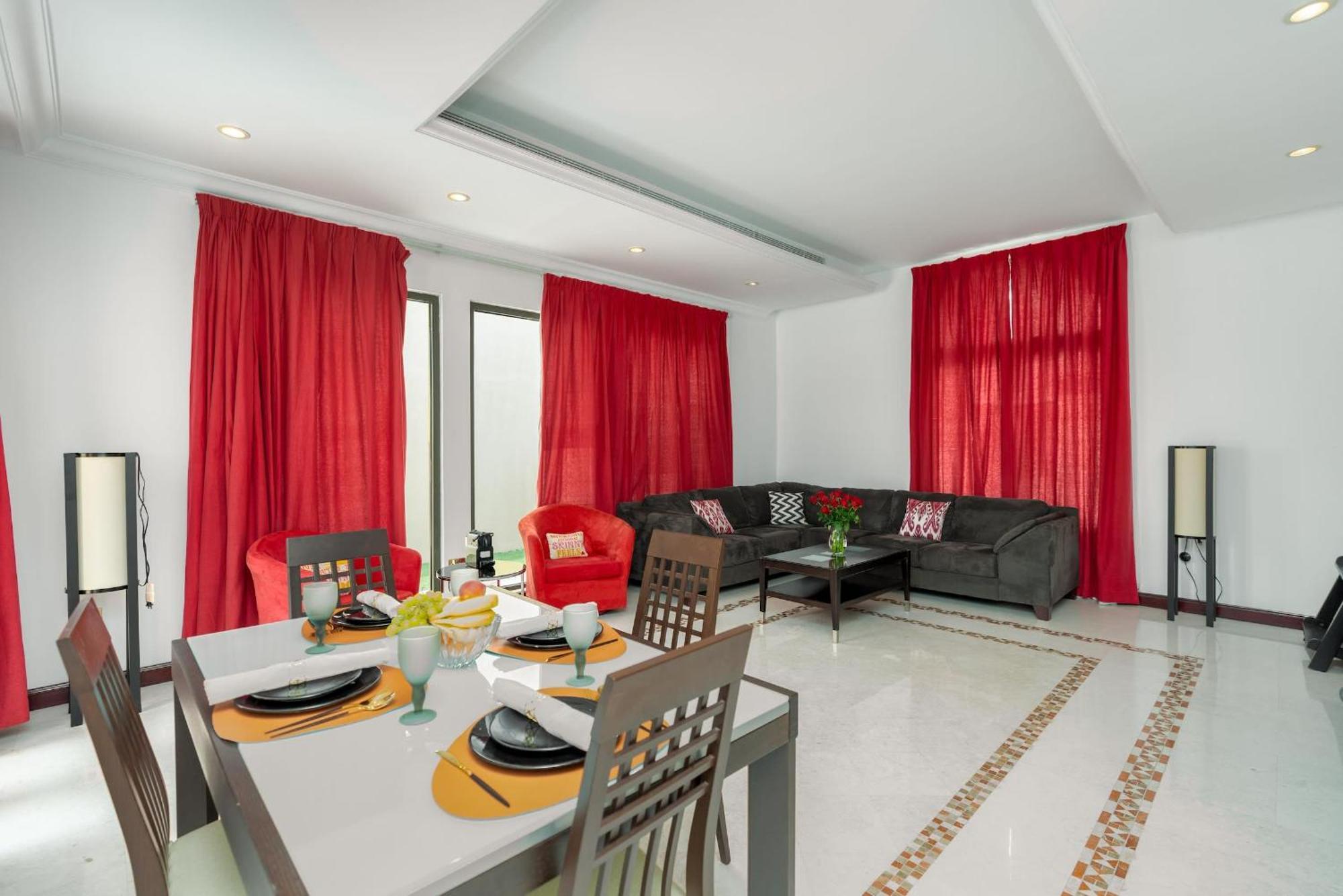 Palm Jumeirah - 4br - Private Beach - Cityapartmentstay Casa de férias *