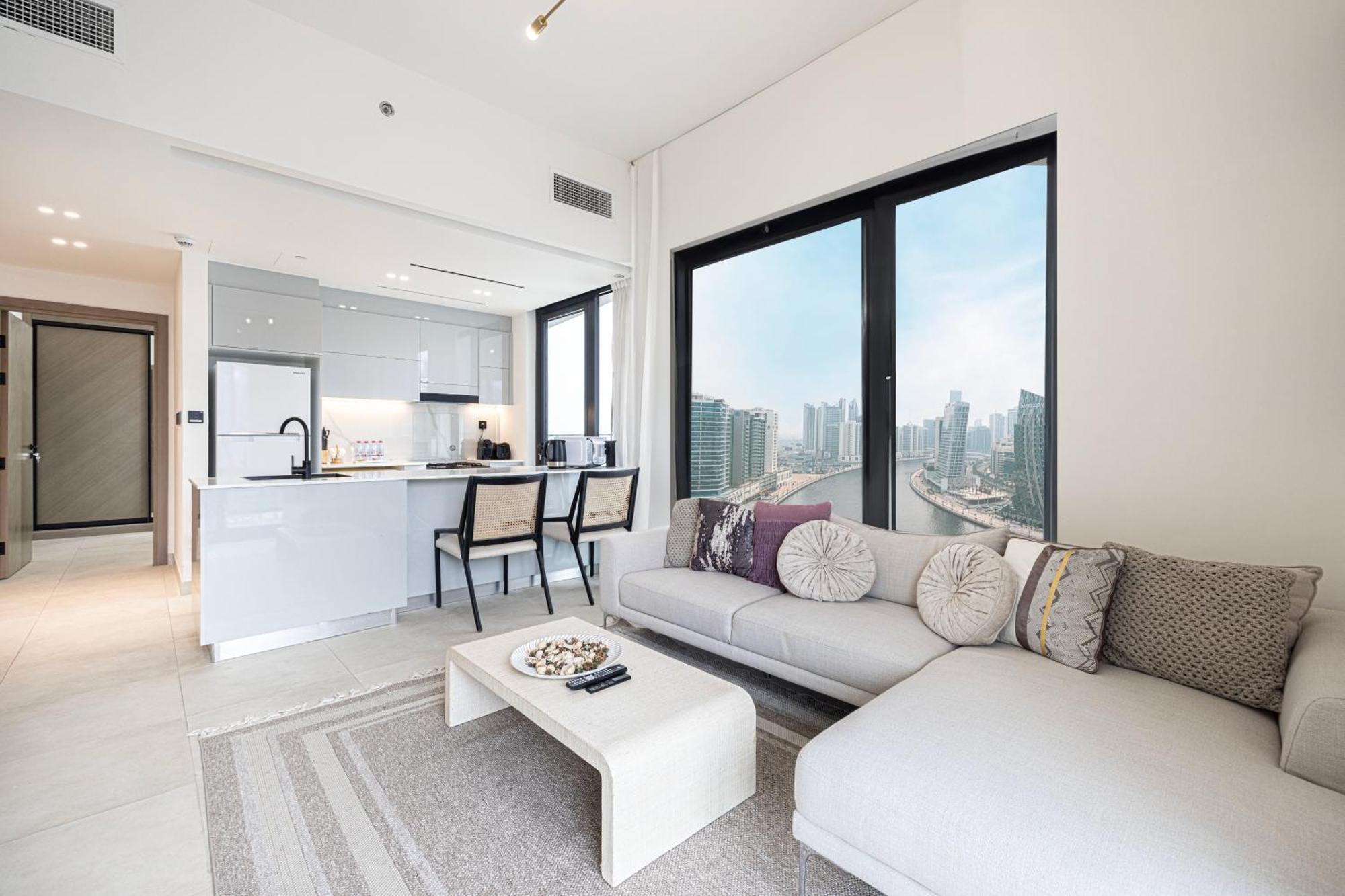Apartment Binghatti Luxury - 5 Minutes From Burj Khalifa Dubai