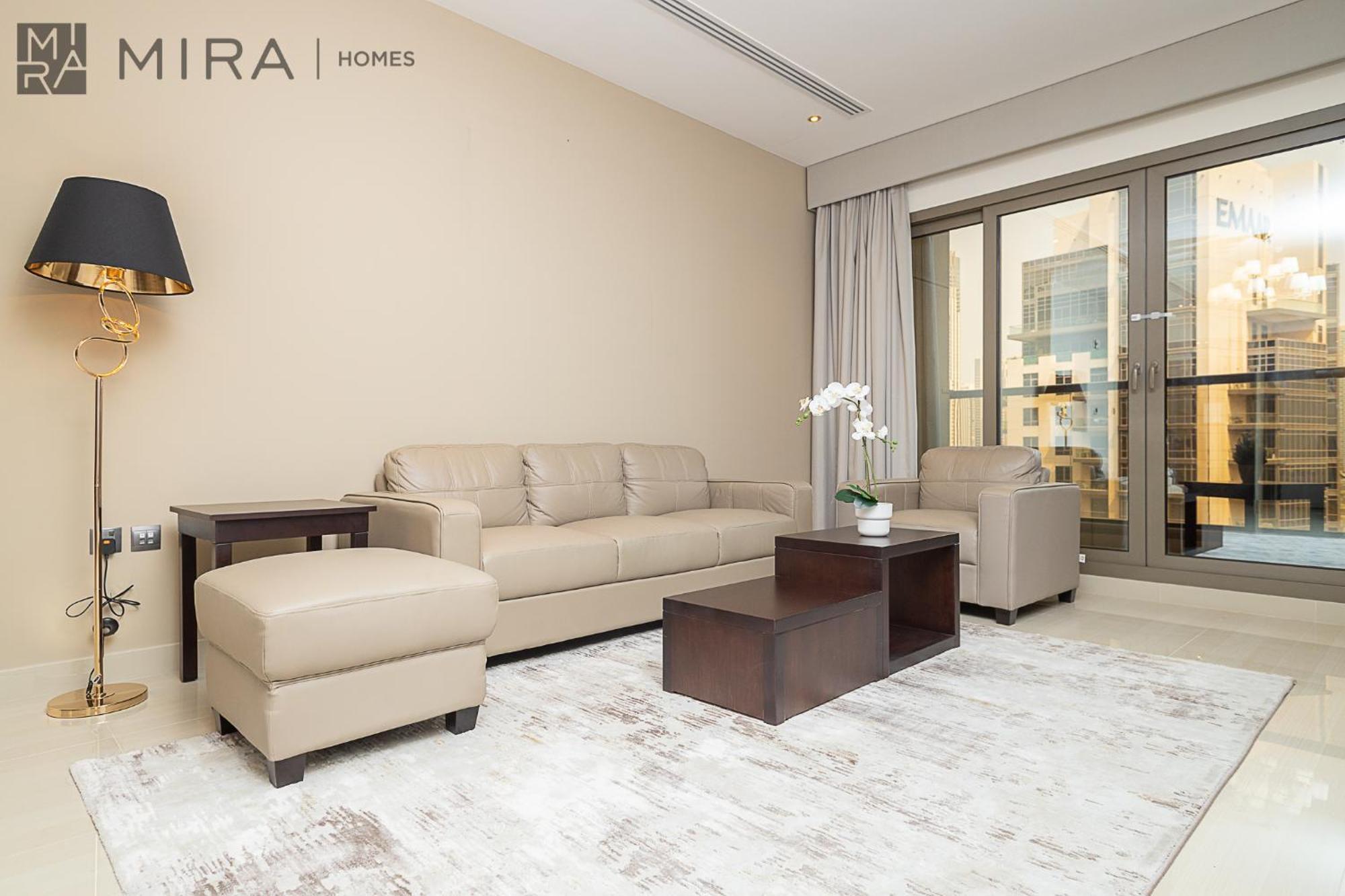 Apartment Mira Homes - Spacious And Cosy 3 Bedroom With Burj Khalifa View