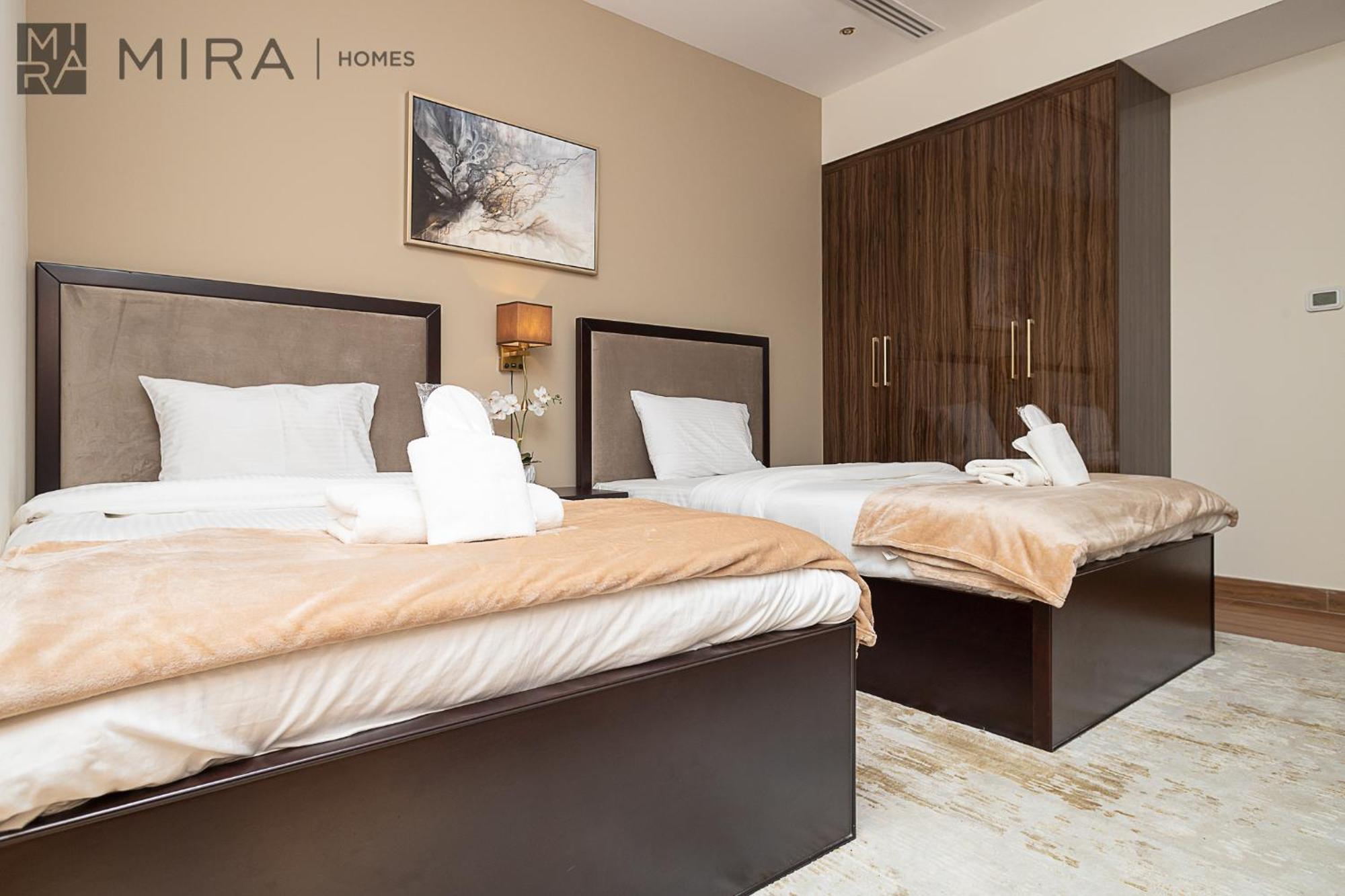 Apartment Mira Homes - Spacious And Cosy 3 Bedroom With Burj Khalifa View Dubai