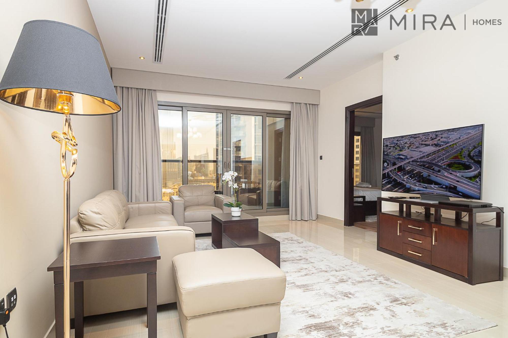 Mira Homes - Spacious And Cosy 3 Bedroom With Burj Khalifa View