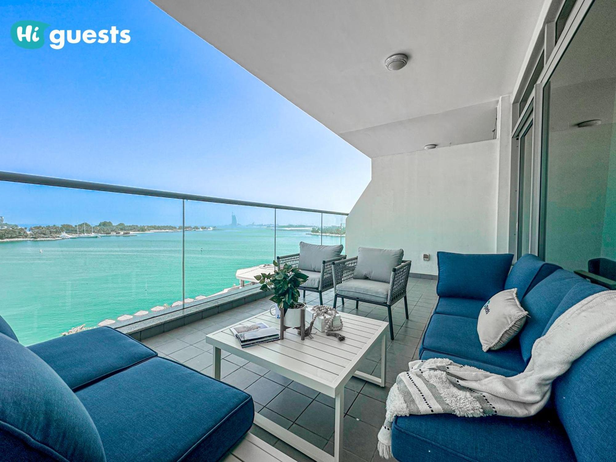 Higuests - Premier Beachfront Stylish 2br Maid * Dubai