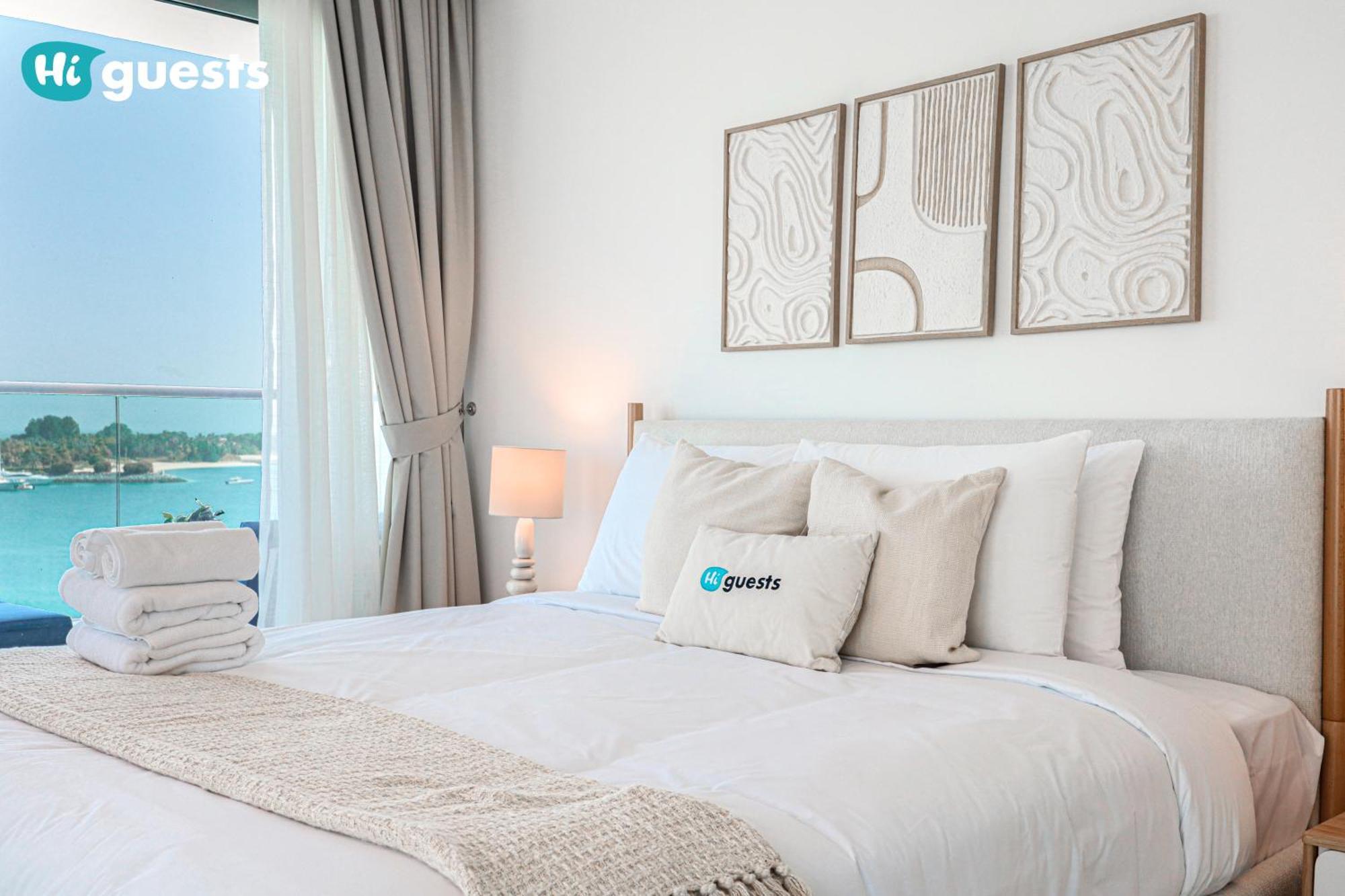 Higuests - Premier Beachfront Stylish 2br Maid Apartment Dubai