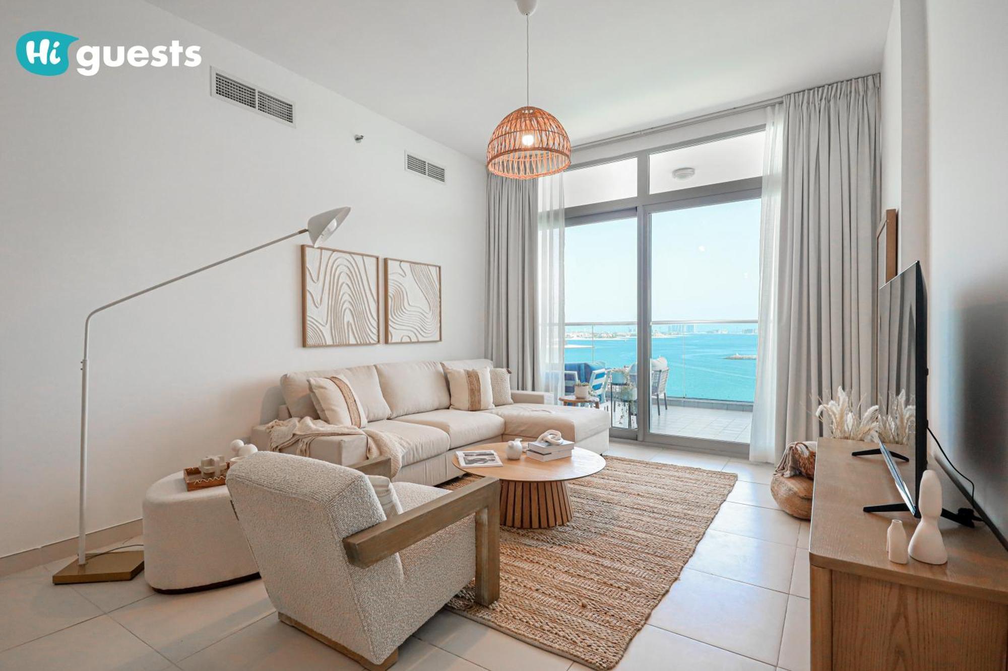 Apartment Higuests - Premier Beachfront Stylish 2br Maid Dubai