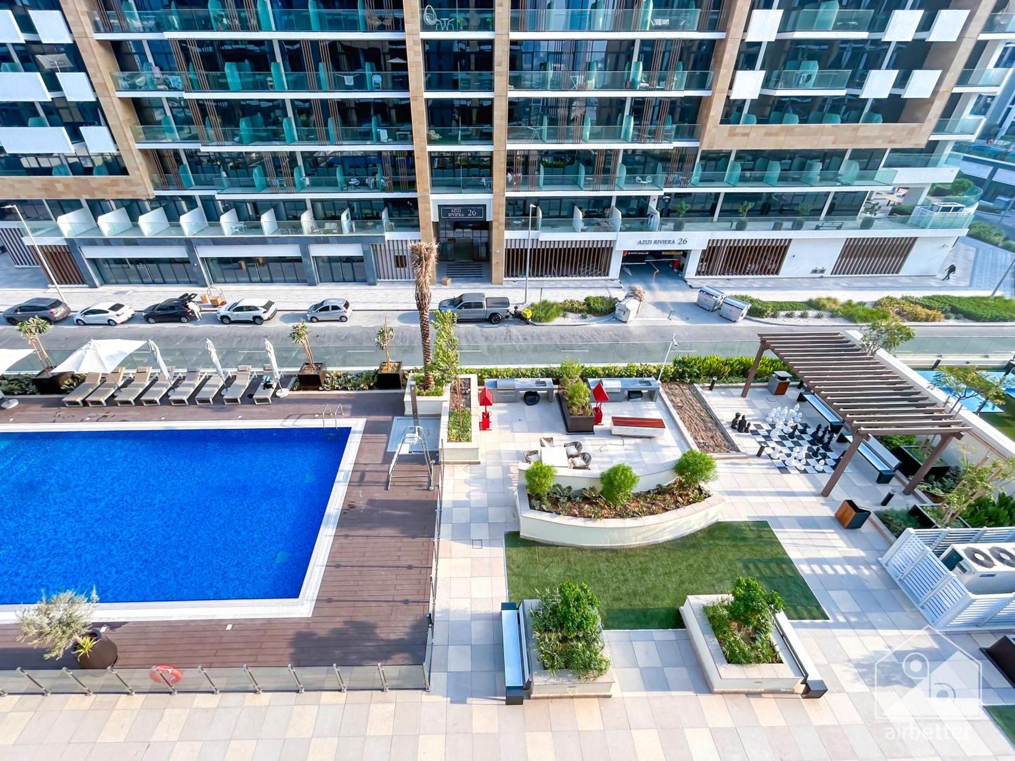 Bright & Airy With Balcony In Azizi Riviera * Dubai