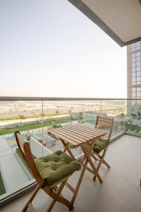 Modern Sobha Building Partial Burj Khalifa View *